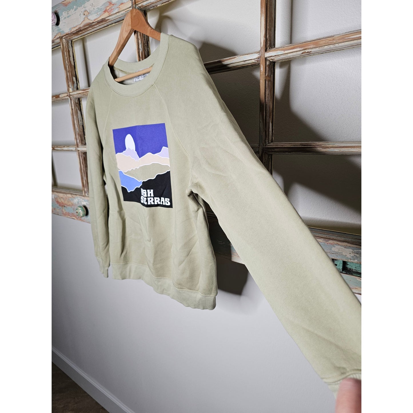 New Wildfox Basil High Sierras Mountain Sommers Sweatshirt Size Small