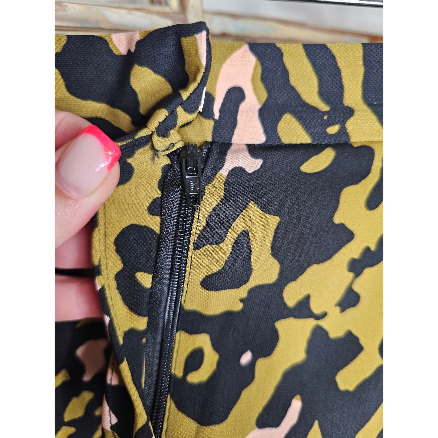 TopShop Cheetah Leopard Animal Print Pockets Silky Shorts Size 6