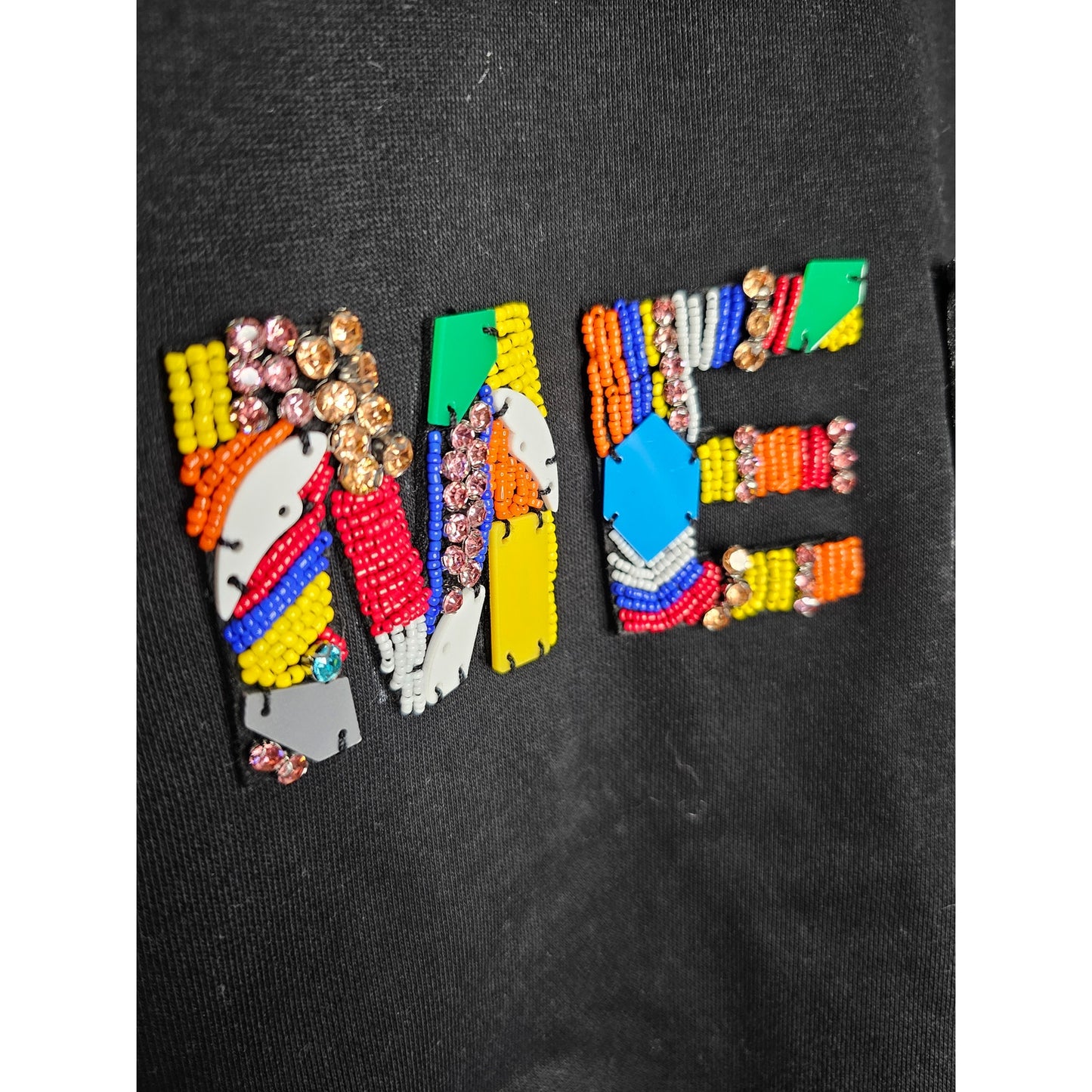Endless Rose "Merci" Embellished Sweatshirt Ladies size Small