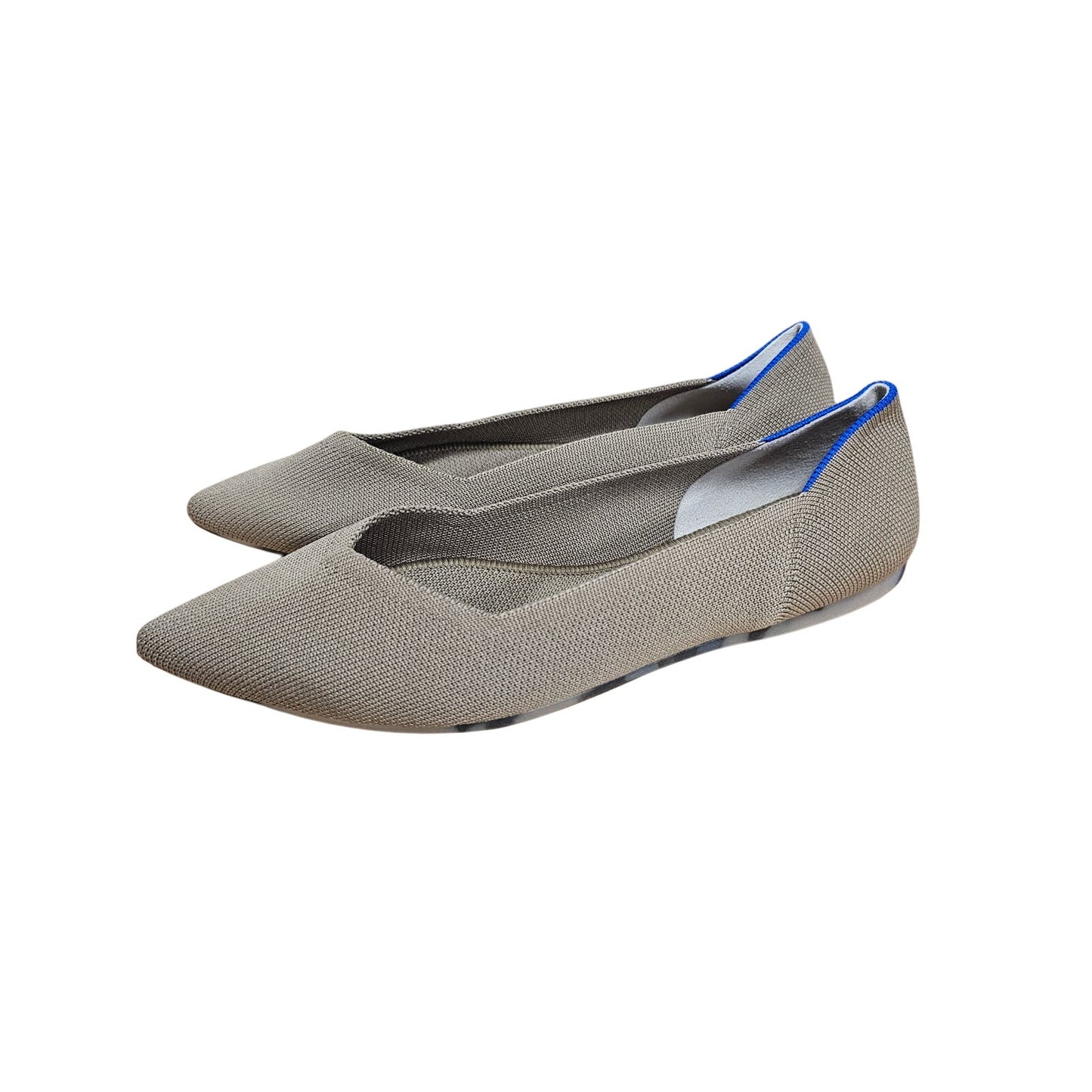 NWOB Rothy's Taupey Pointy Ballerina Flat Ladies size 8.5