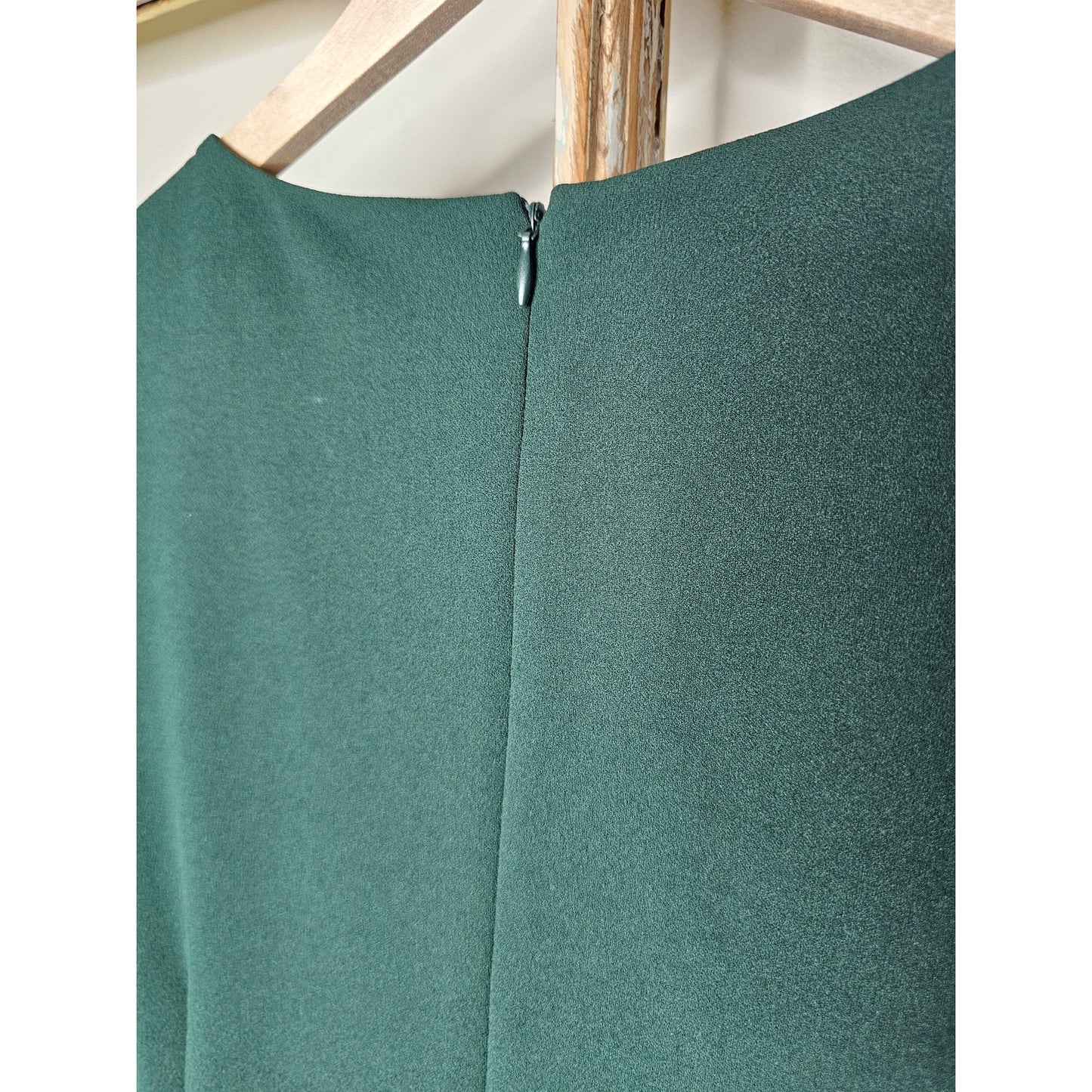 NWT Ralph Lauren Green Ruffled Sleeve Dress size 16