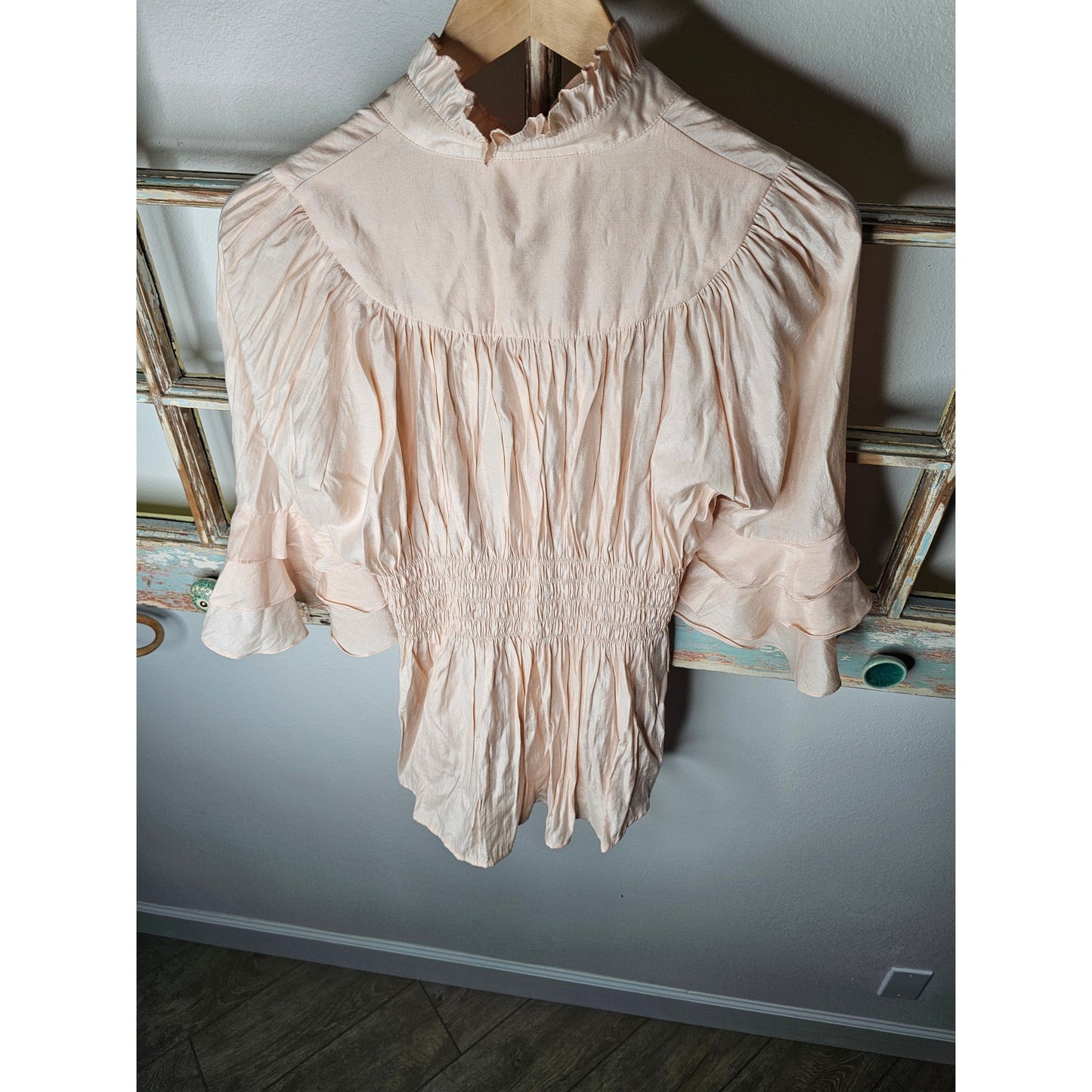 Lungta De Fancy London Button Up Blouse Italian Made Ladies size 6