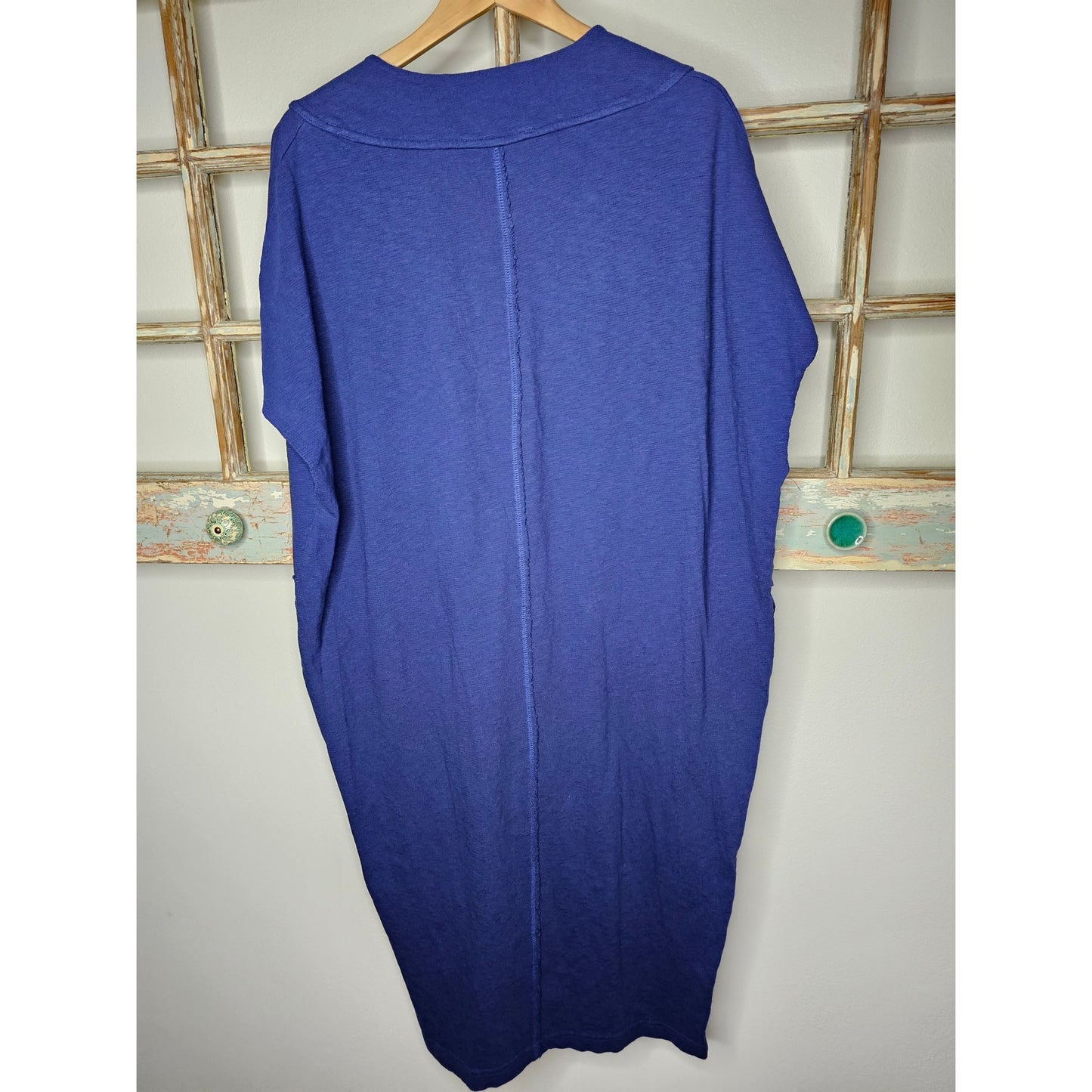 Free People Beach Royal Violet Blue Dress ladies Oversized Small