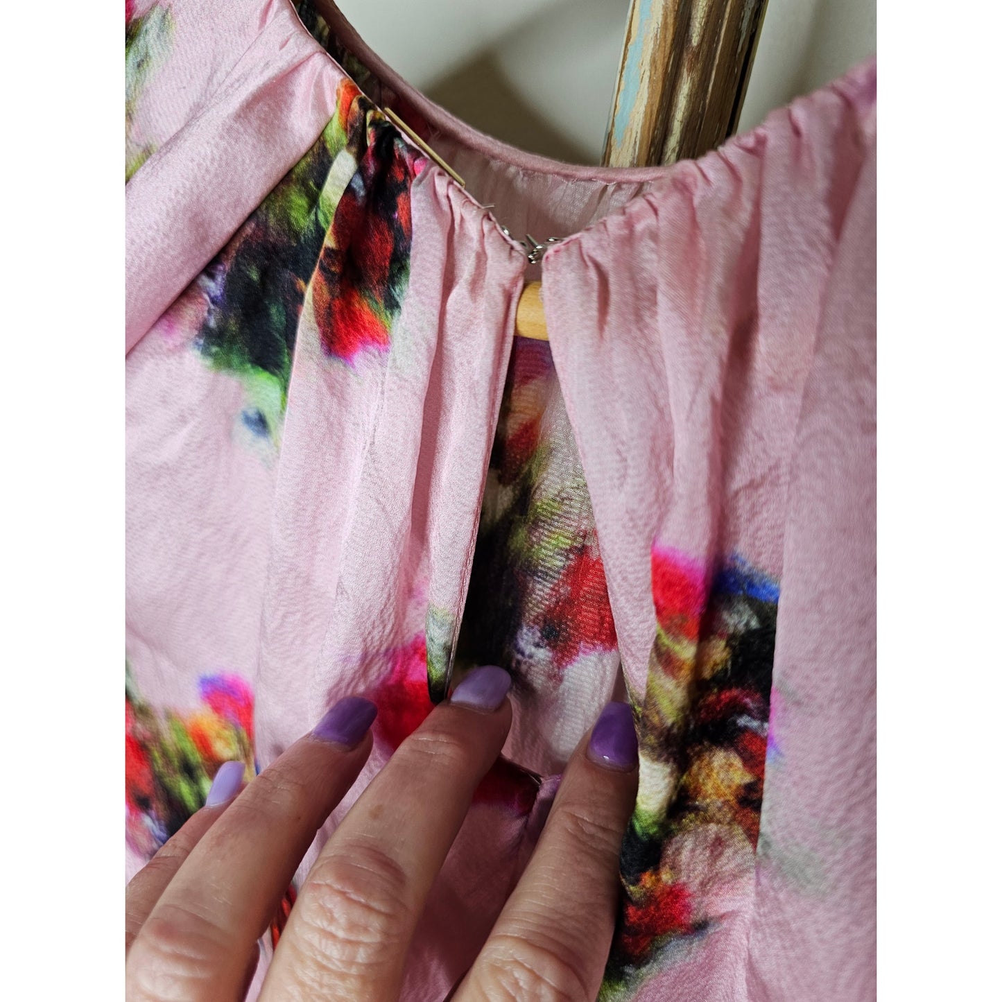 NWT Adam Lippes Floral Silk Midi Dress Ladies Size 0