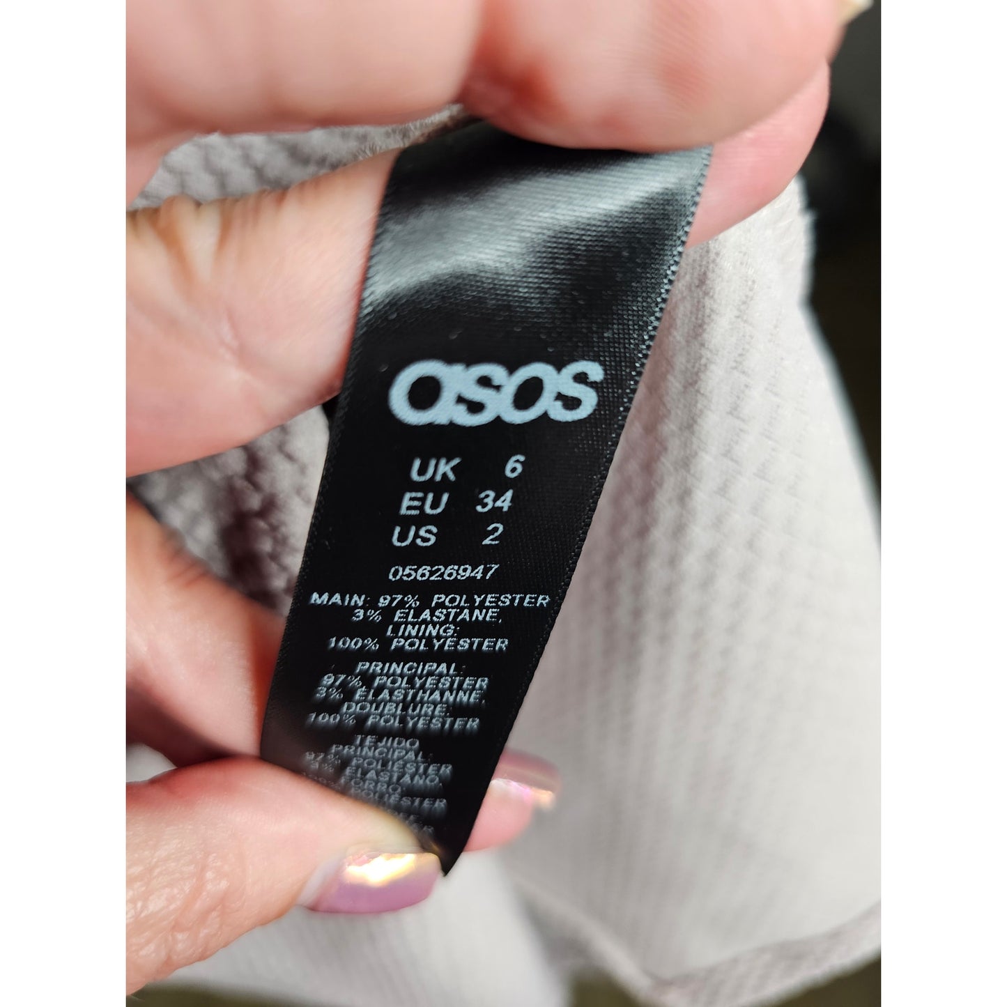 Asos Muted Purple Midi Pencil Dress W/ V-Neckline Cap Sleeves Size 2