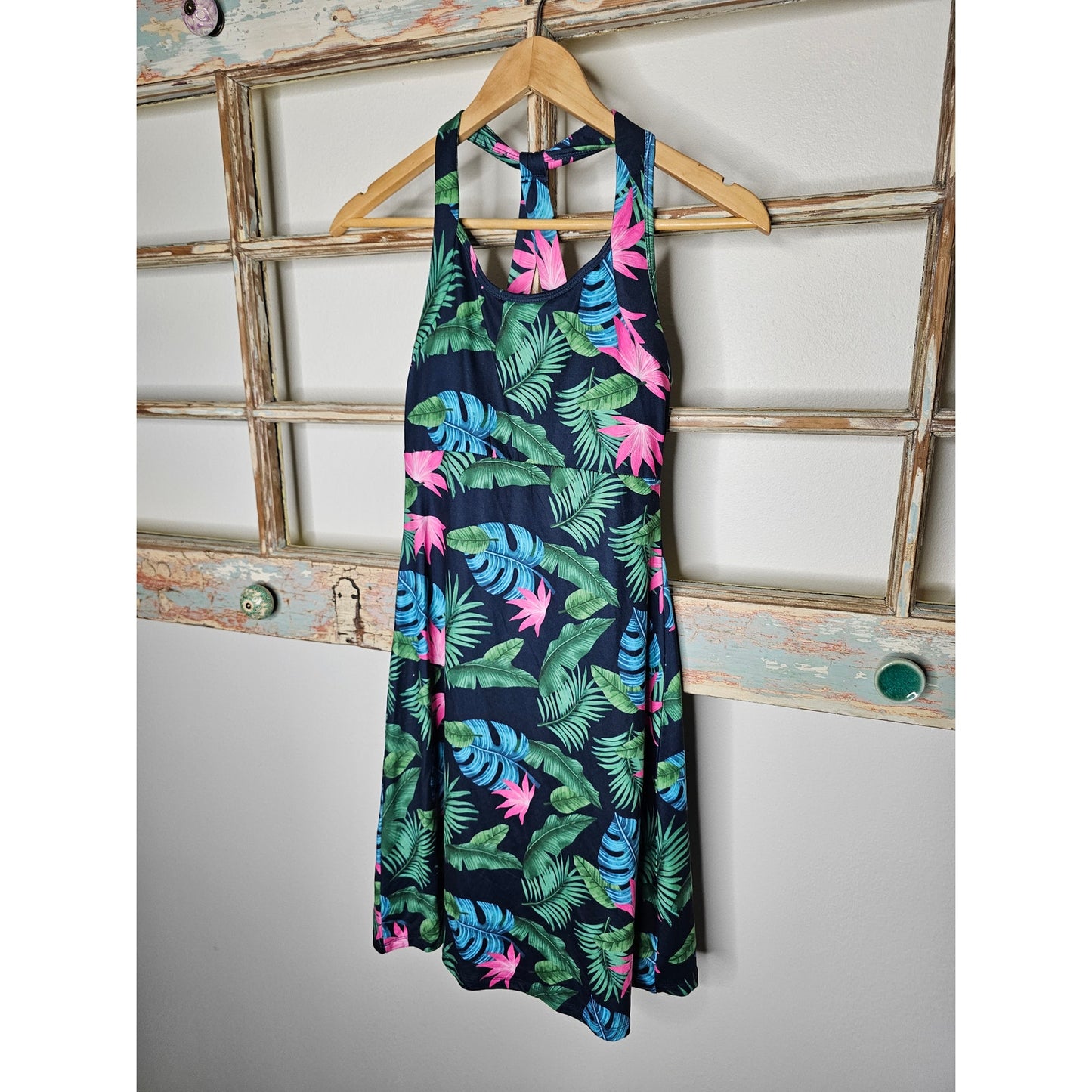 Kyodan Tropical Women's Athletic Dress Built in Bra Size XS