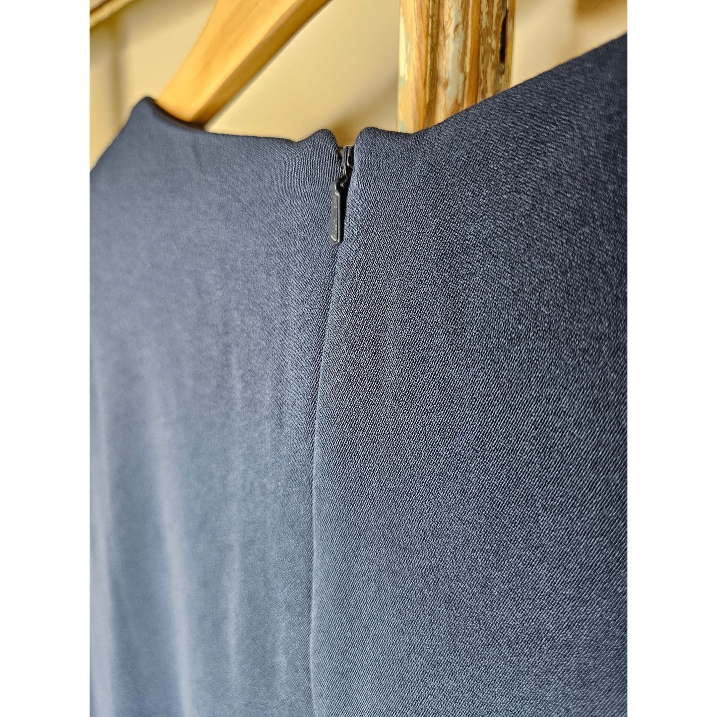 Malene Birger Navy Sleeveless Eugenie Shift Dress Cap Sleeves Size 6