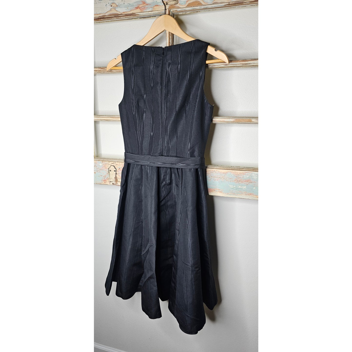 NWOT Isaac Mizrahi Black Belted Fit & Flare Party Dress size 4
