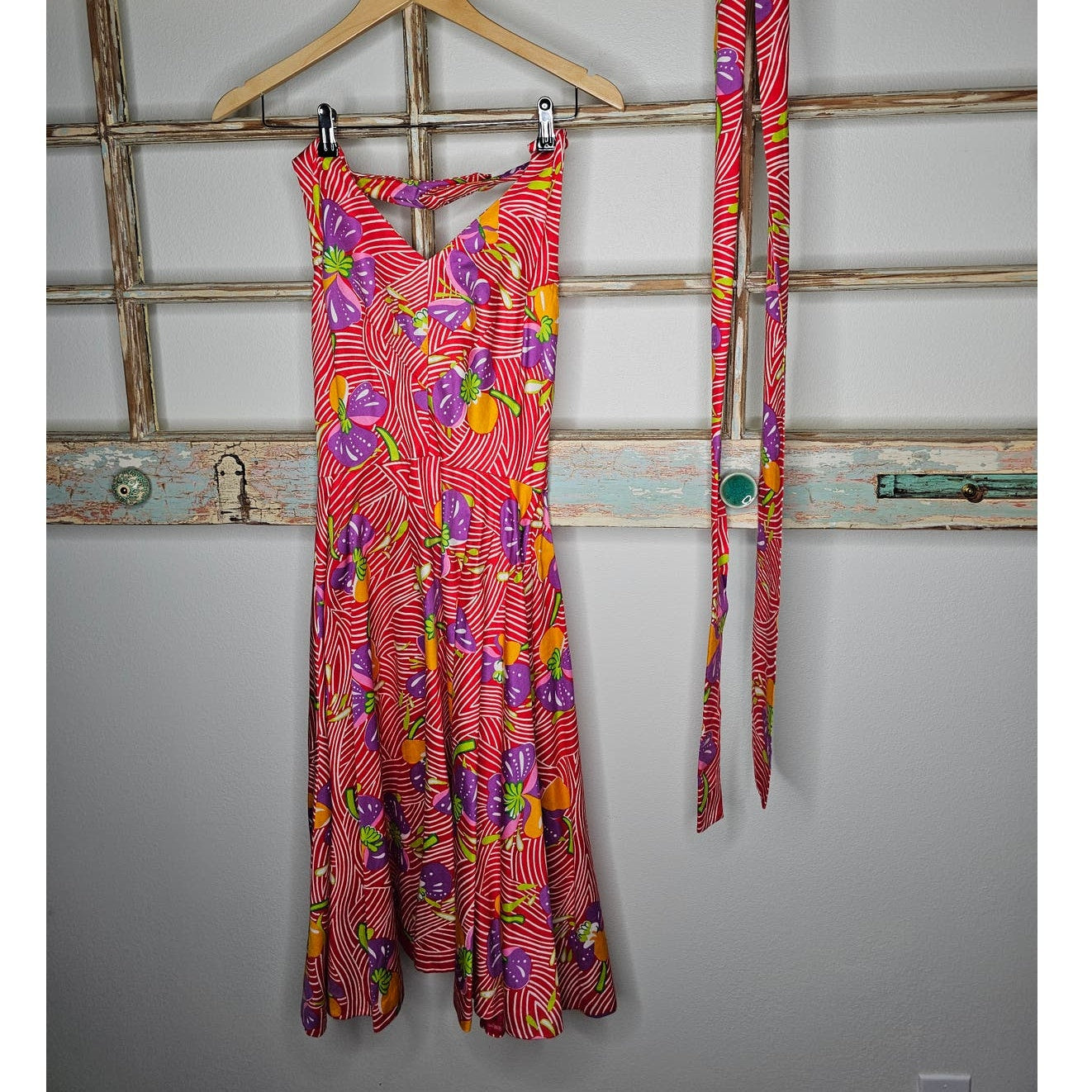 Vintage Jonathan Logan Fit & Flare Sleeveless Midi Dress size 12