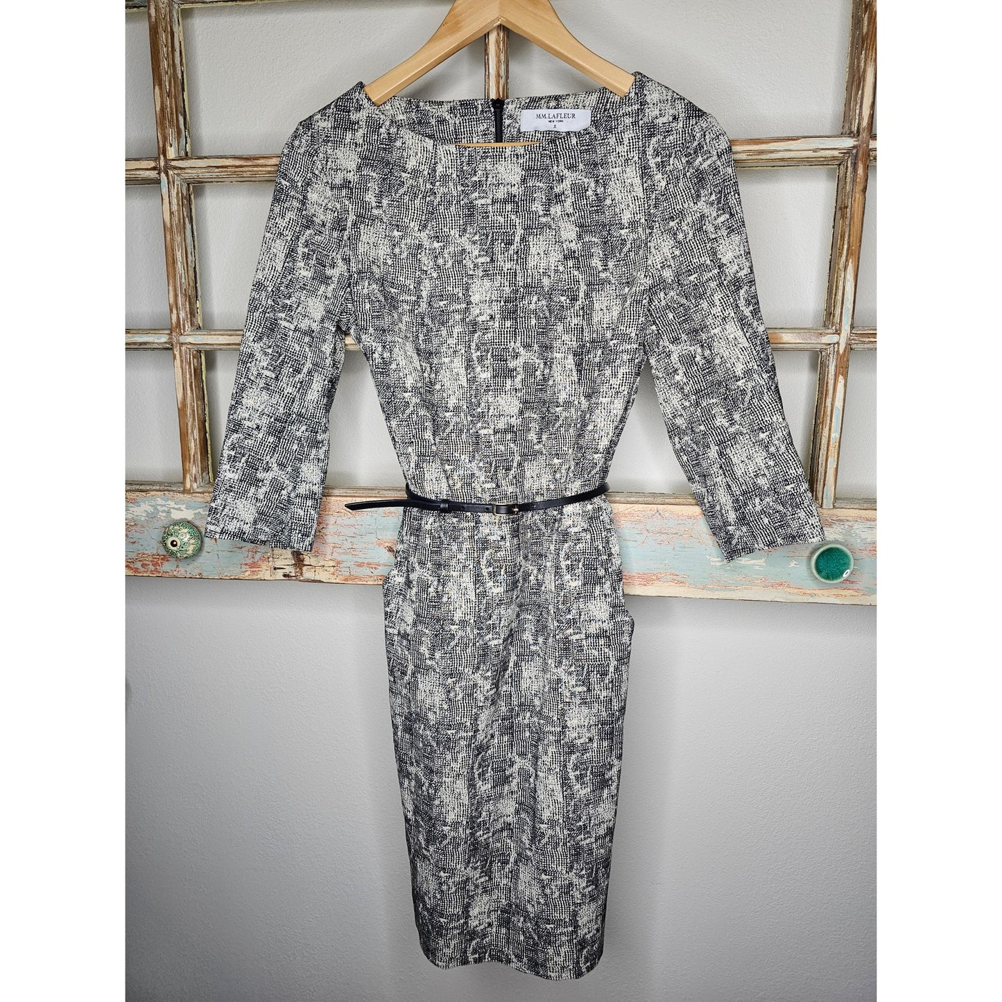 MM. Lafleur The Etsuko Dress in Crackle Ladies Size 6