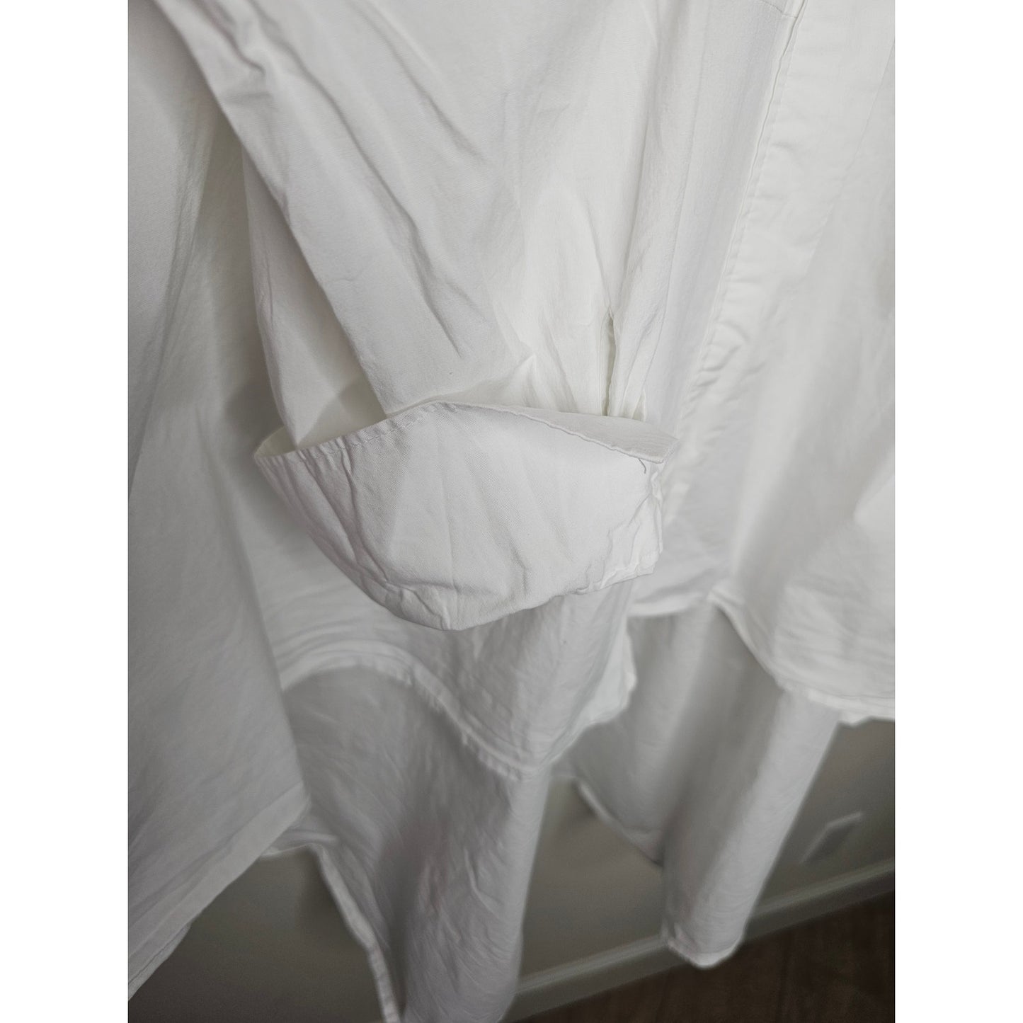 Lane Bryant White Extreme Peplum Tunic Shirt Ladies size 26