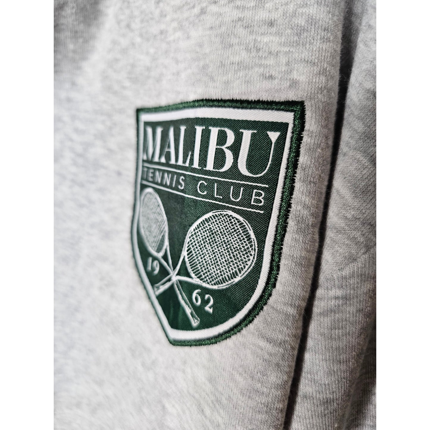NWT Malibu Tennis Club 1/4 Zip Neckline Patch Left Chest Unisex XXL