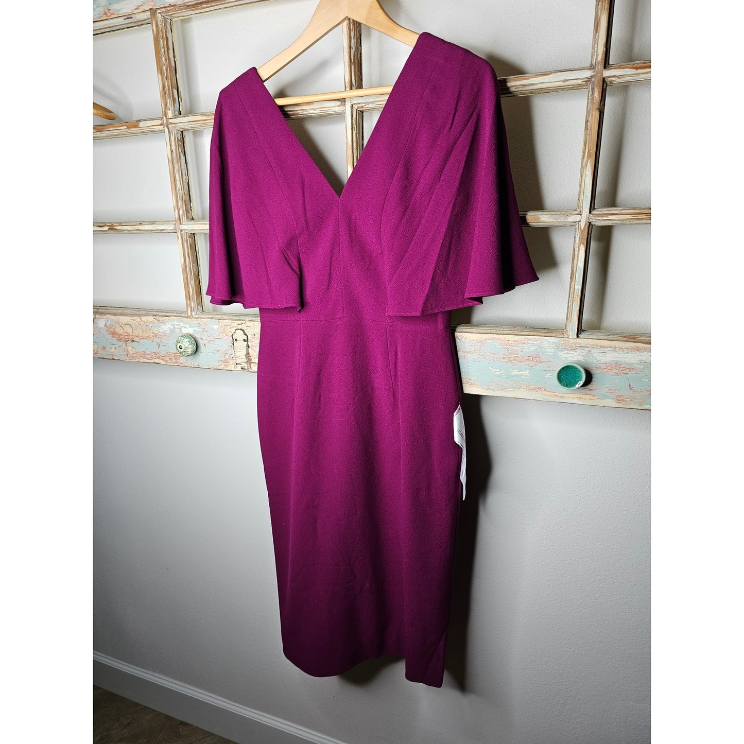 NWT Dress The Population Louisa Butterfly Sleeve Dress Ladies size Medium