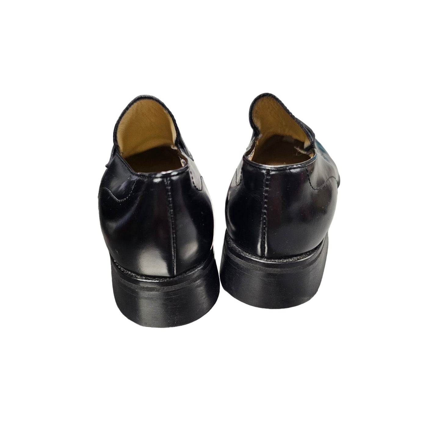 Fieramosca & Co Ladies Black Leather Loafers Size 6