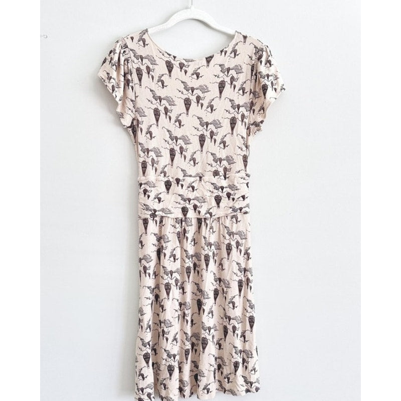 Anthropologie Leifnotes Womens Hot Air Balloons Dress Ladies size XS