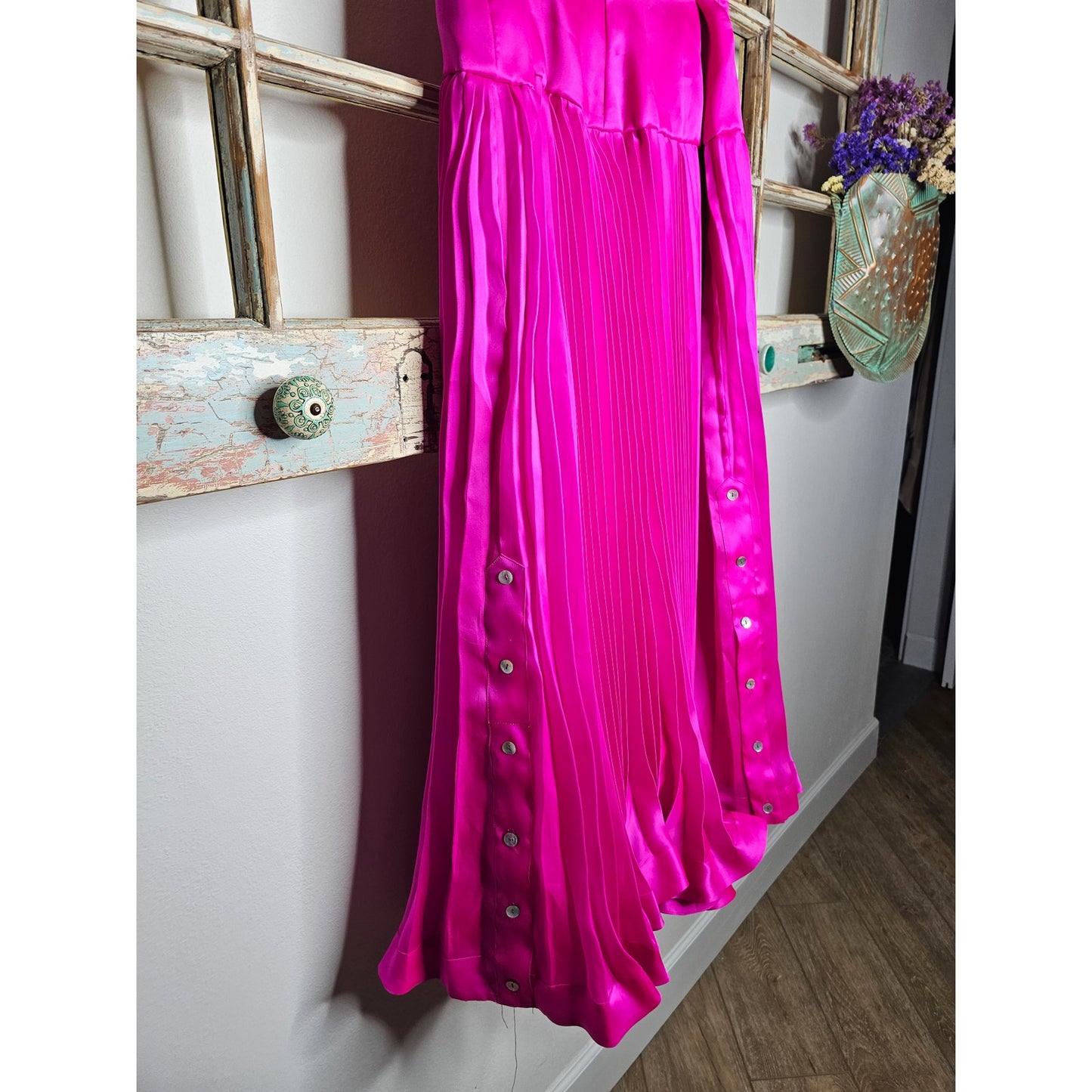Gabriella Arango Miami Designer Two Piece Hot Pink Ladies Formal set size 3X