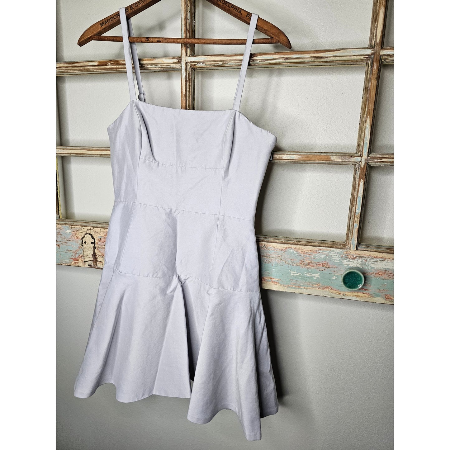 Halston Heritage Faille Light Lavendar Womens Mini Dress Ladies size 2