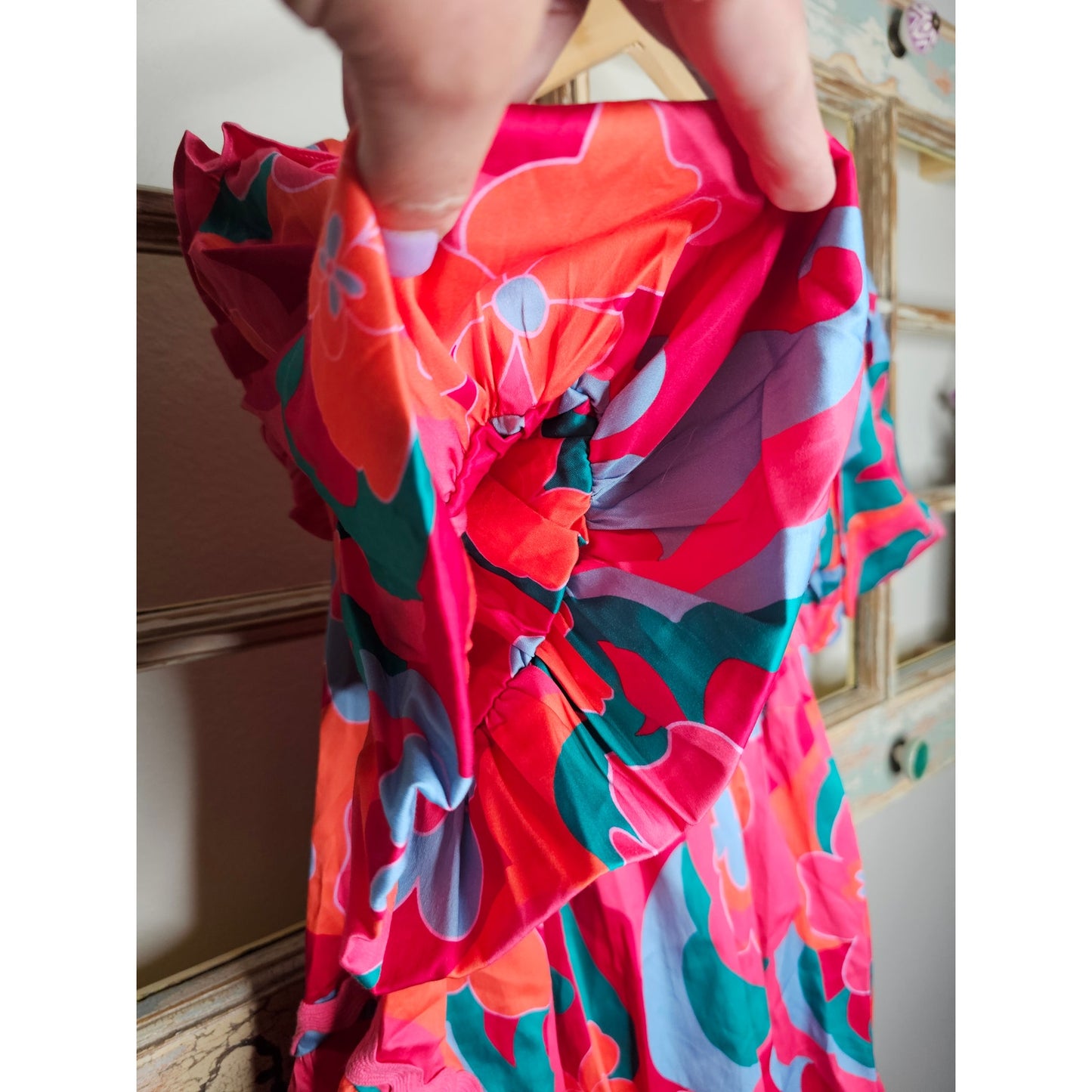 NWT Alden Adair Chandler Trippy Mini Babydoll Dress Size XS