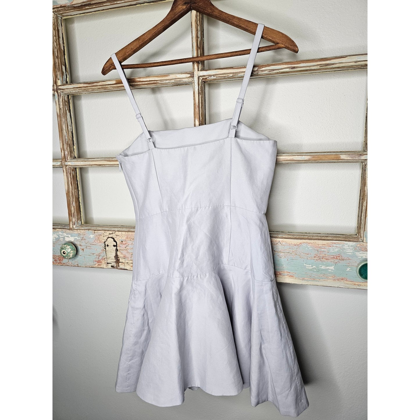 Halston Heritage Faille Light Lavendar Womens Mini Dress Ladies size 2