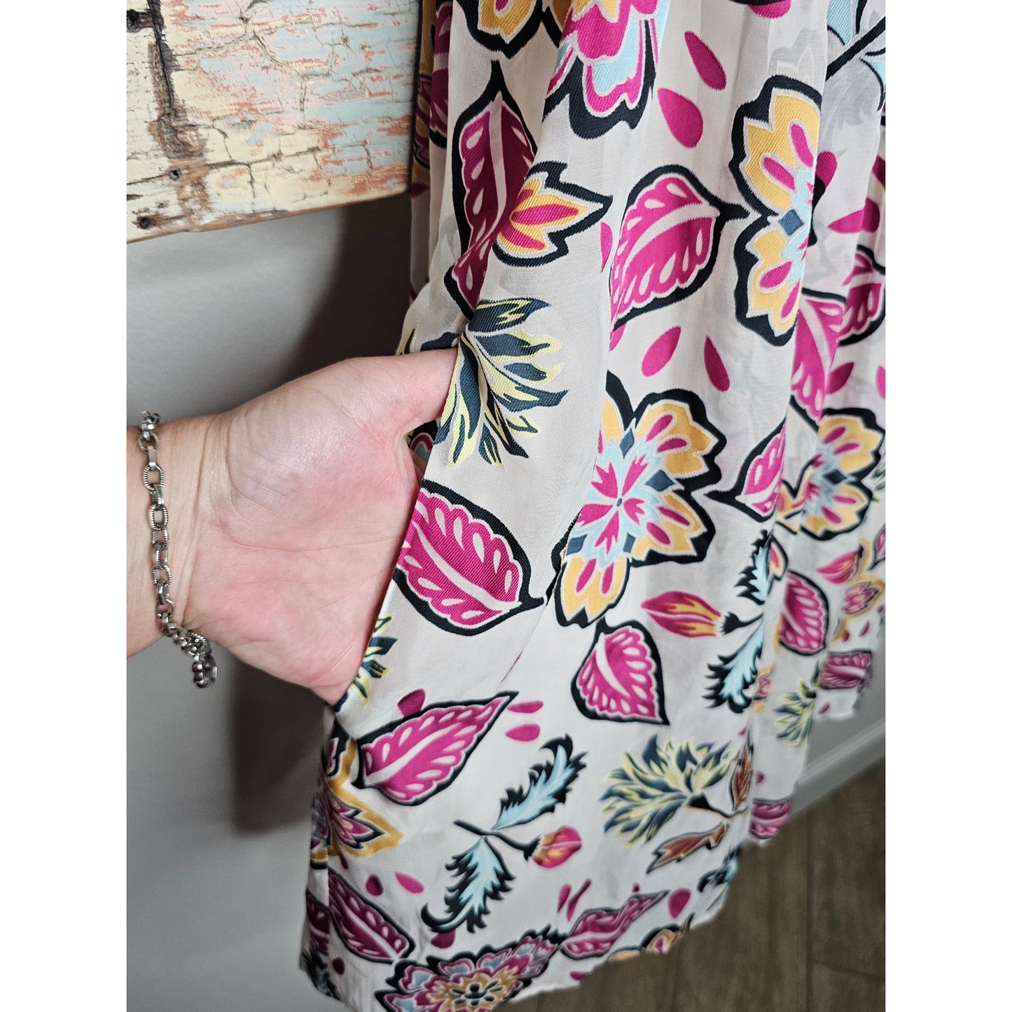 NWOT Rag & Bone Bailey Silk Blend Mini Floral Sleeveless Dress size Medium