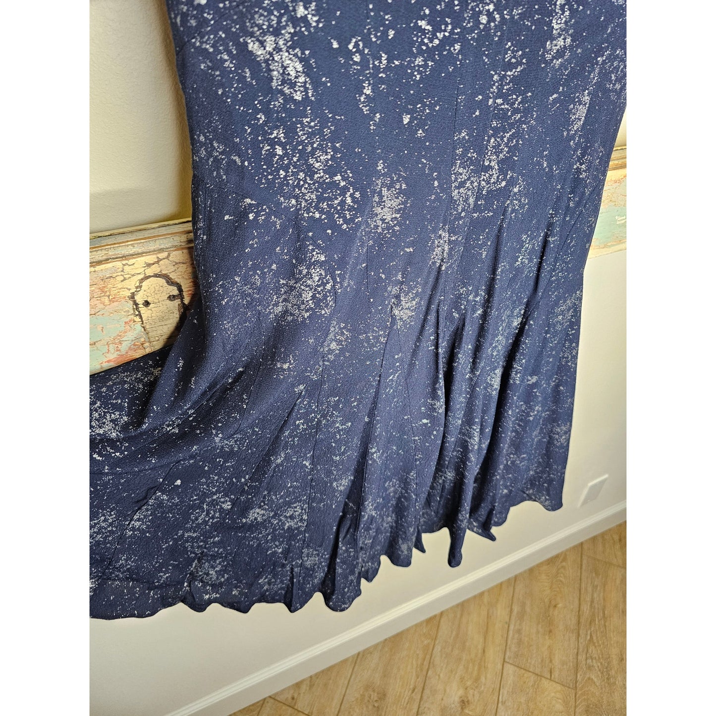 NWOT Rebecca Taylor Lined Size 4 Blue Godet Sleeveless Dress