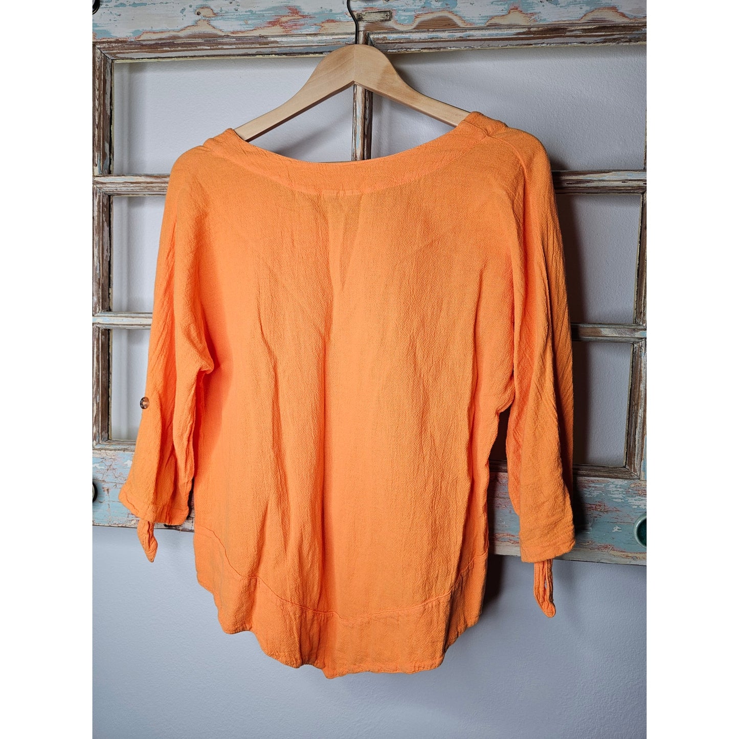 Cotton Ways Citrus Flattering Dorie Tunic Style Top Size 1 / S/M