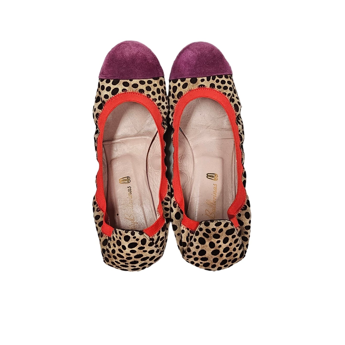 Pretty Ballerinas 100% Suede Shoes From Spain size 38/ 7