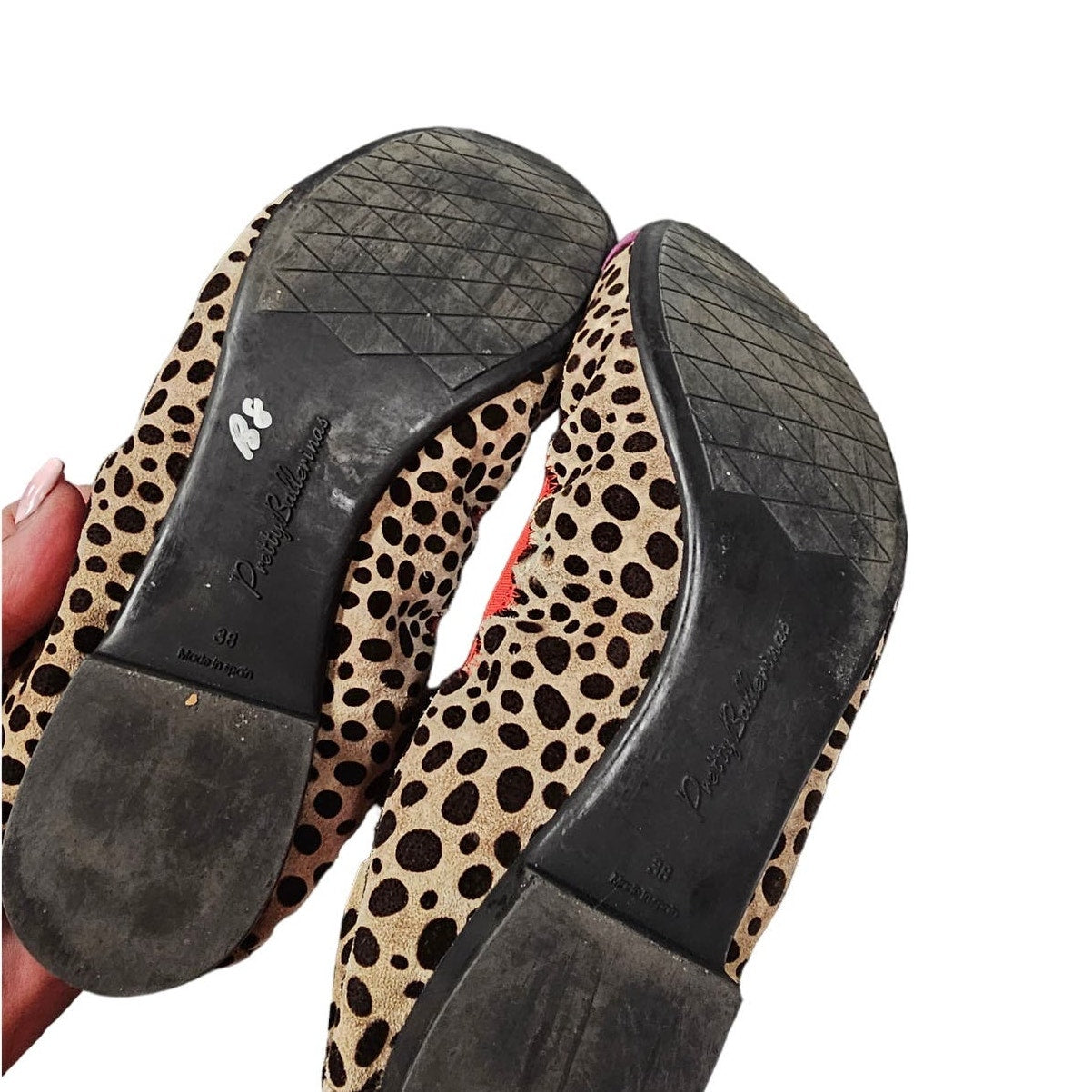 Pretty Ballerinas 100% Suede Shoes From Spain size 38/ 7