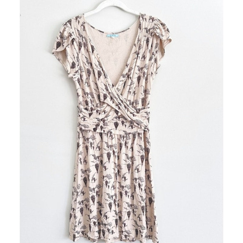 Anthropologie Leifnotes Womens Hot Air Balloons Dress Ladies size XS