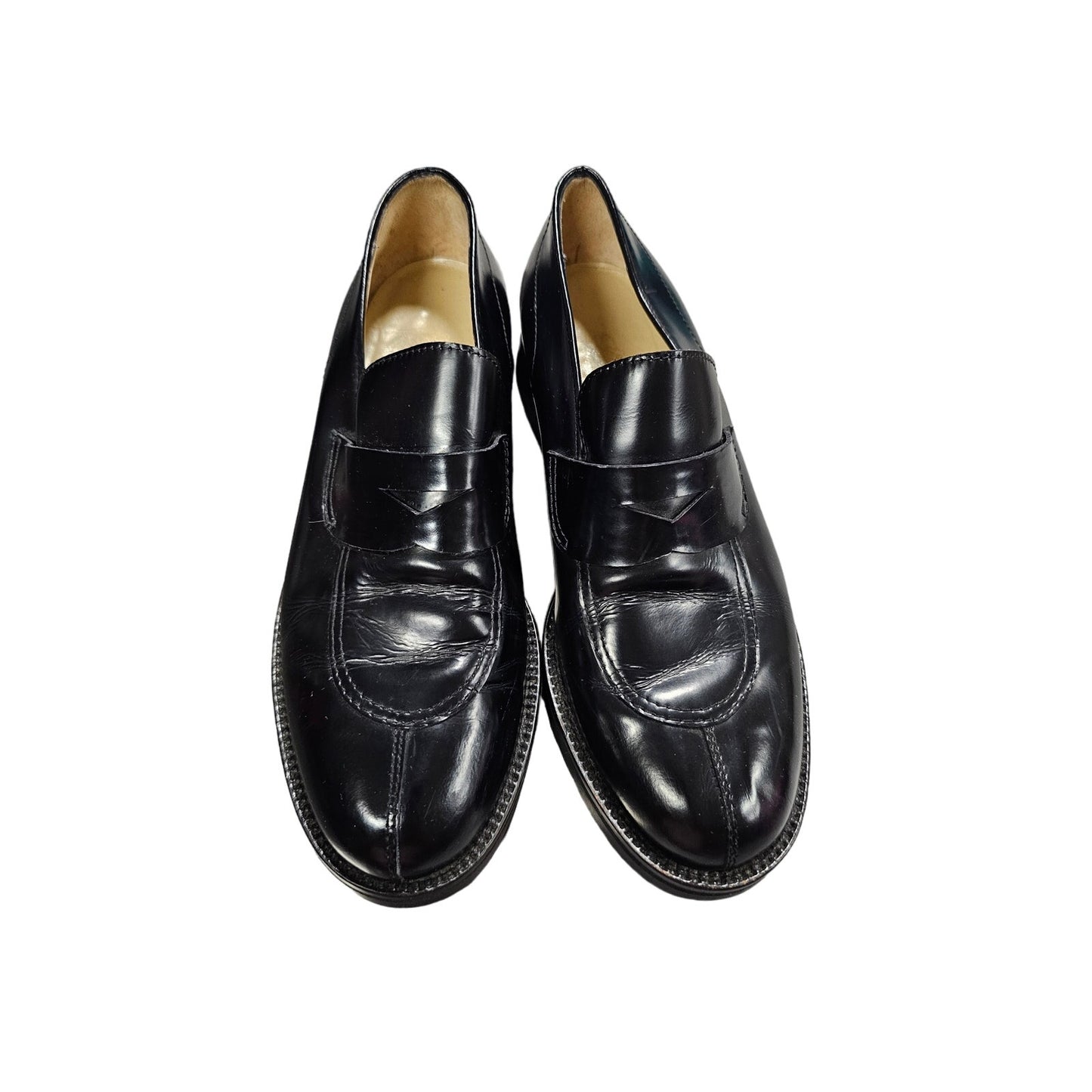 Fieramosca & Co Ladies Black Leather Loafers Size 6