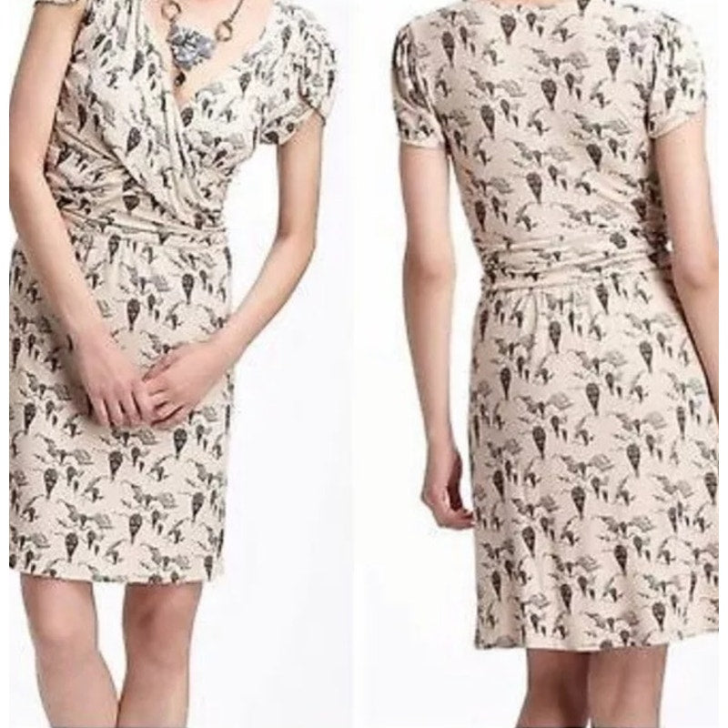 Anthropologie Leifnotes Womens Hot Air Balloons Dress Ladies size XS