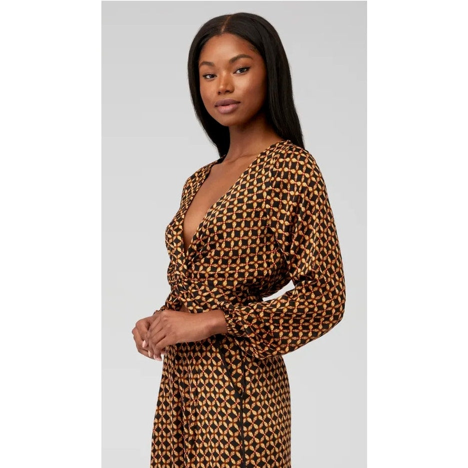 NWT Minkpink Valentina Wrap Mini Dress Ladies size XS