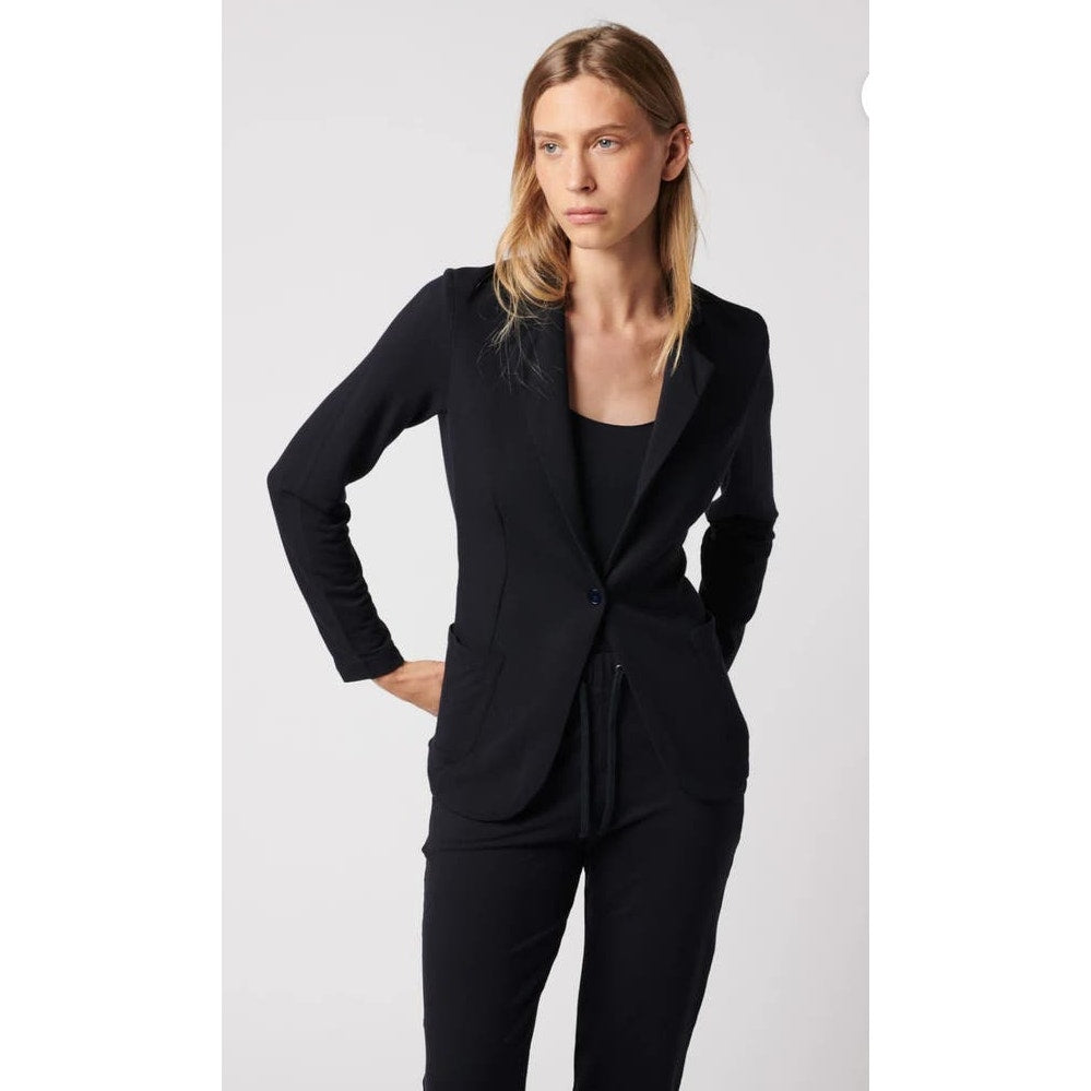 NWT Majestic Filatures French Terry Drawstring Pant Black With Cuff Size 2 / Small