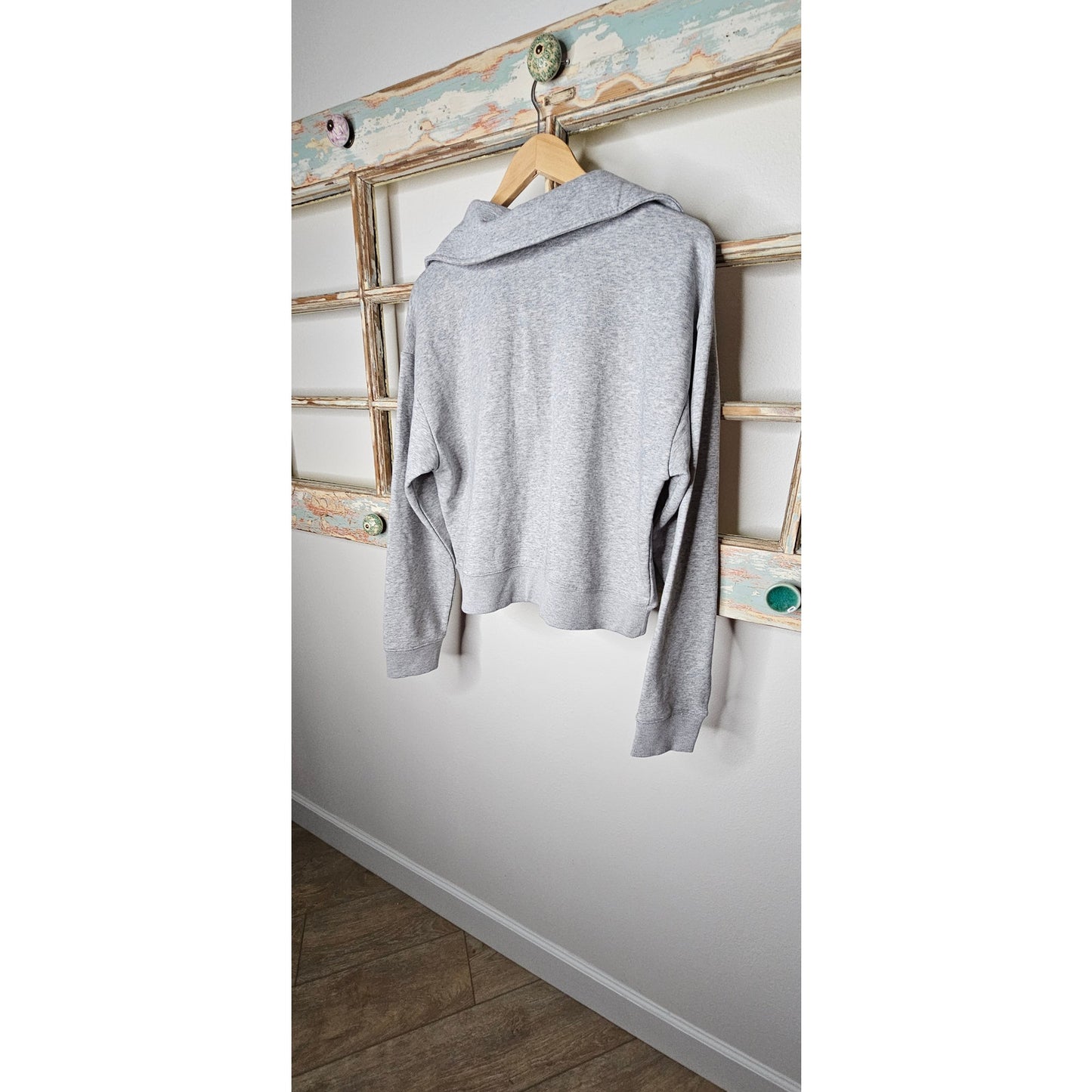 NWT Prince Pickle Ball Grey Sweatshirt 1/3 Zip Ladies size XL