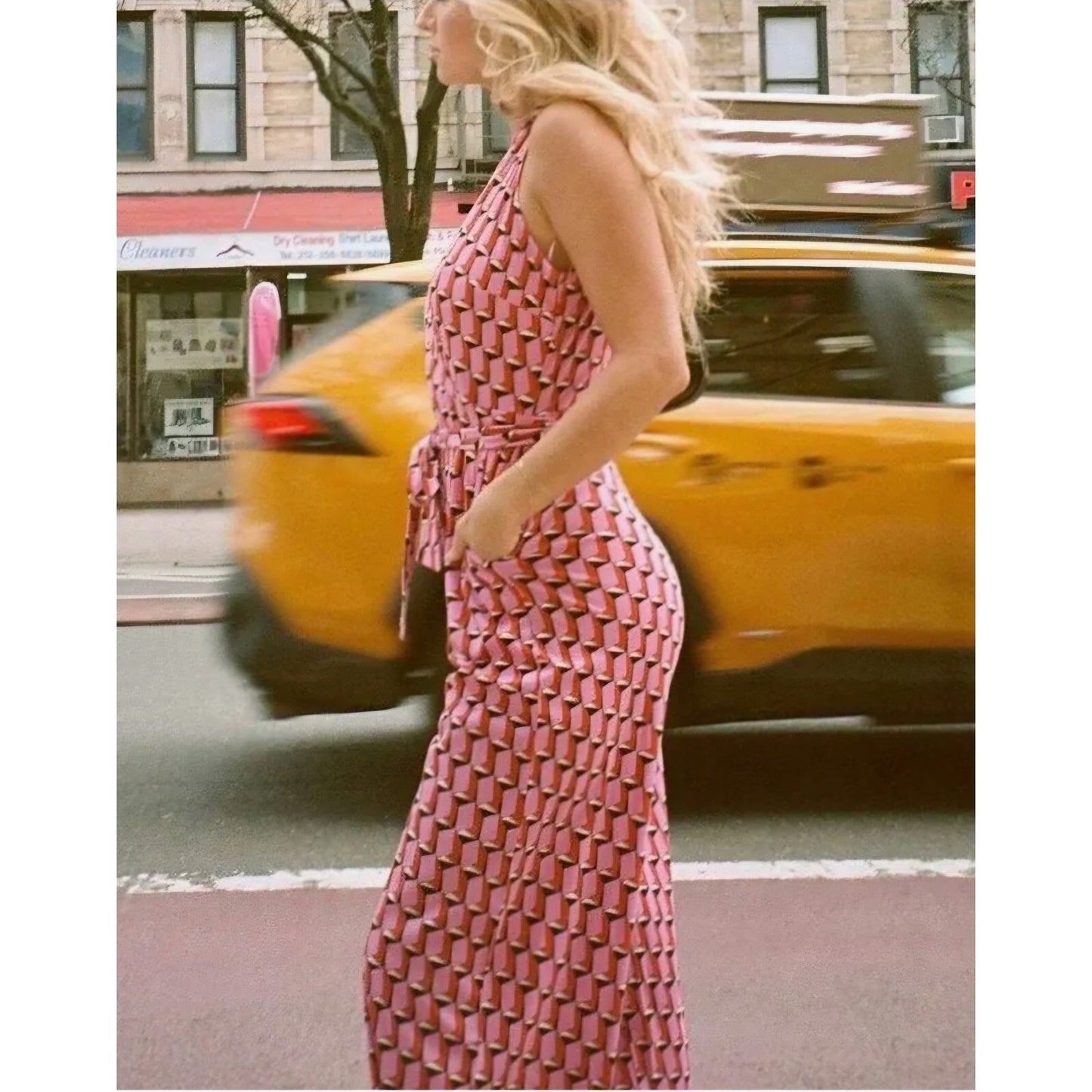 NWT Diane Von Furstenberg Sleeveless Mod Jumpsuit Size XXS