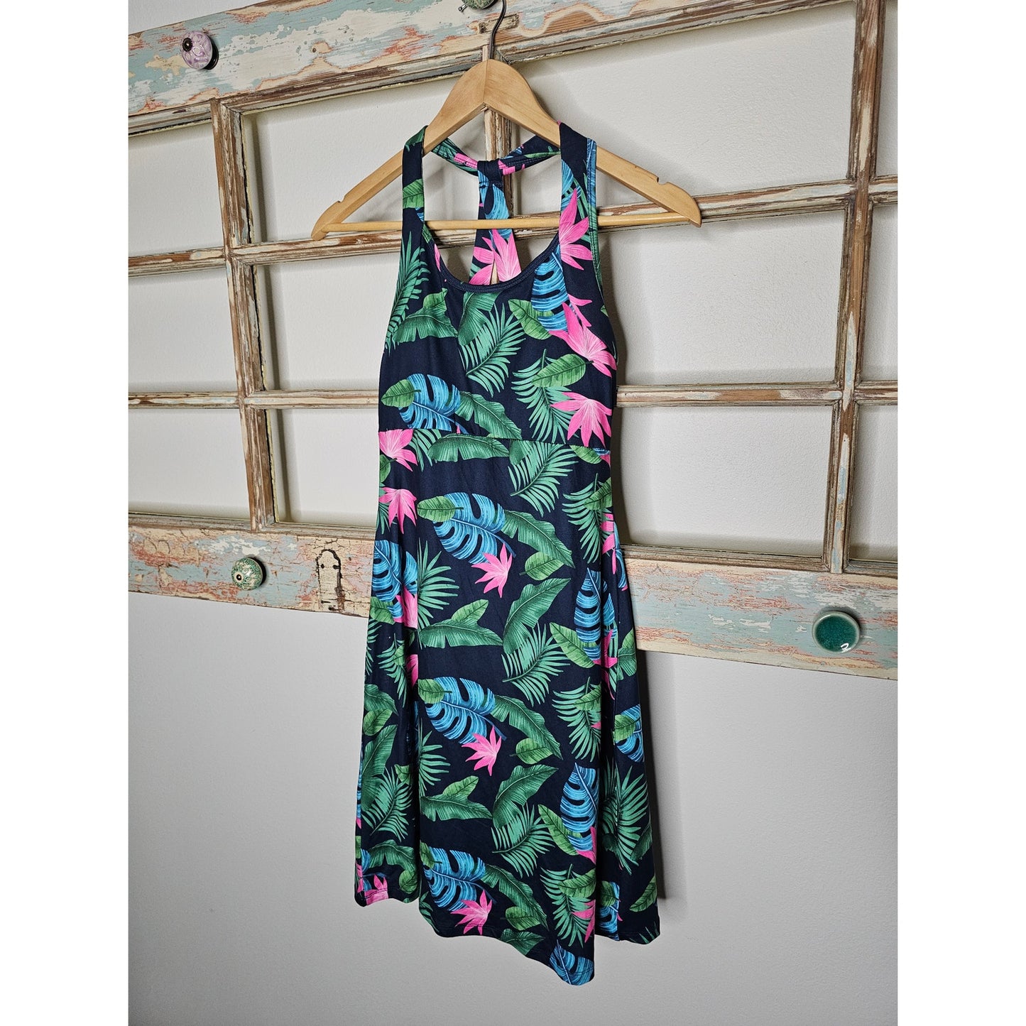 Kyodan Tropical Women's Athletic Dress Built in Bra Size XS