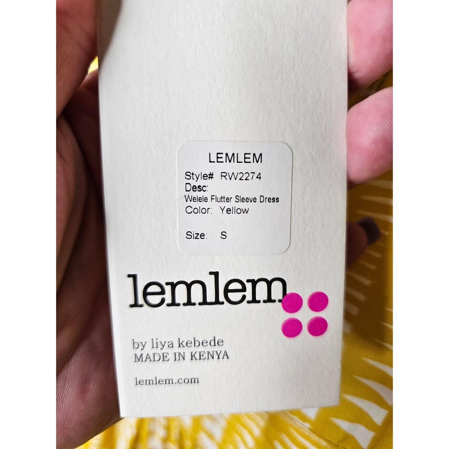 NWT Lemlem Flutter Sleeve Tiered Dress Size Small