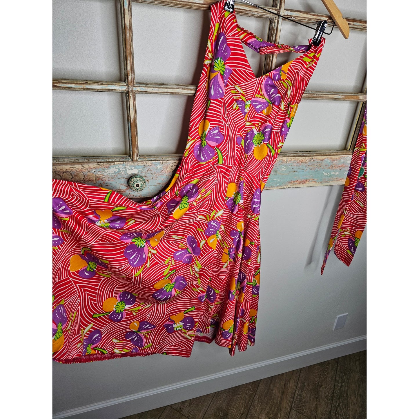 Vintage Jonathan Logan Fit & Flare Sleeveless Midi Dress size 12