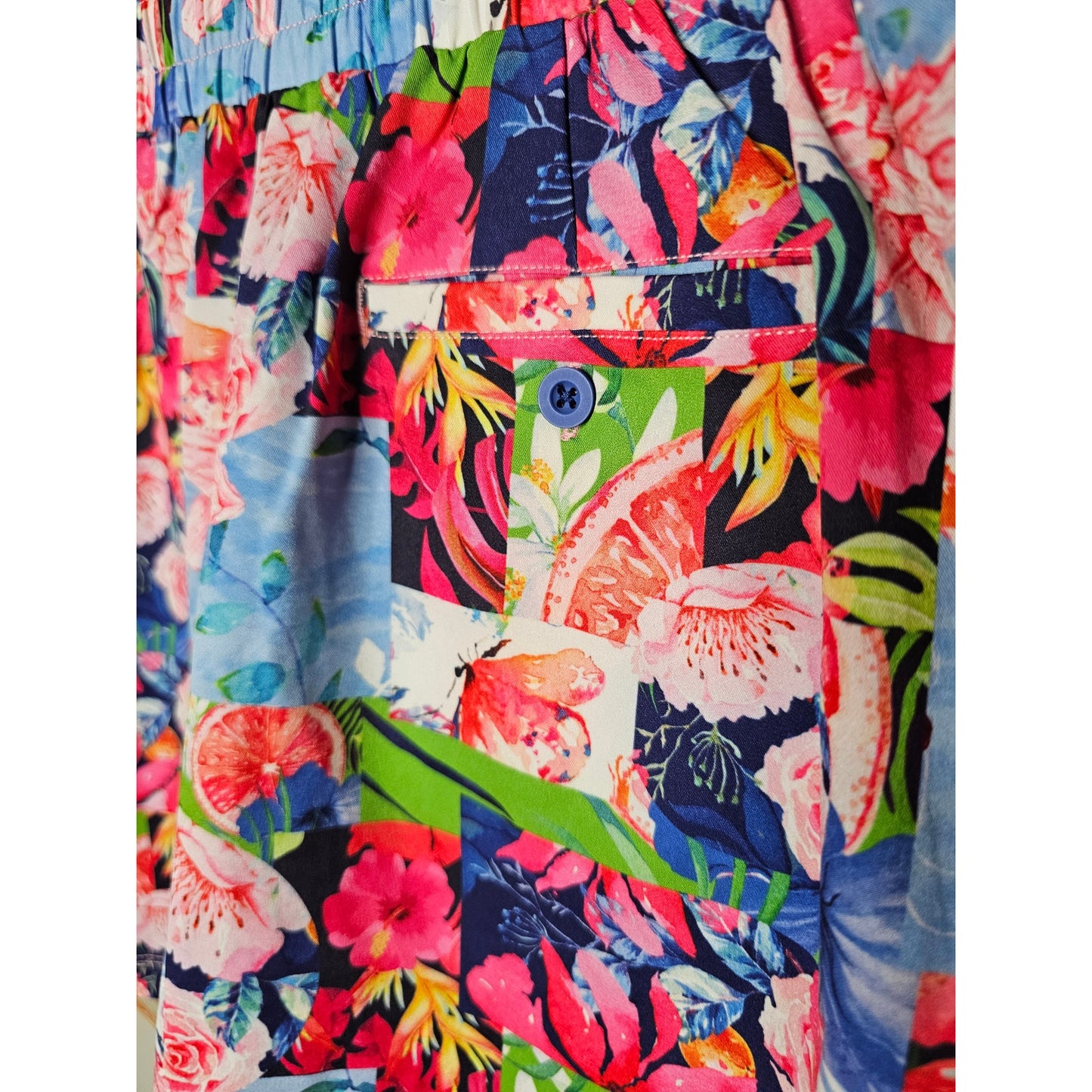 Kyodan Gold Floral Patchwork Golf Skort Ladies Size XS