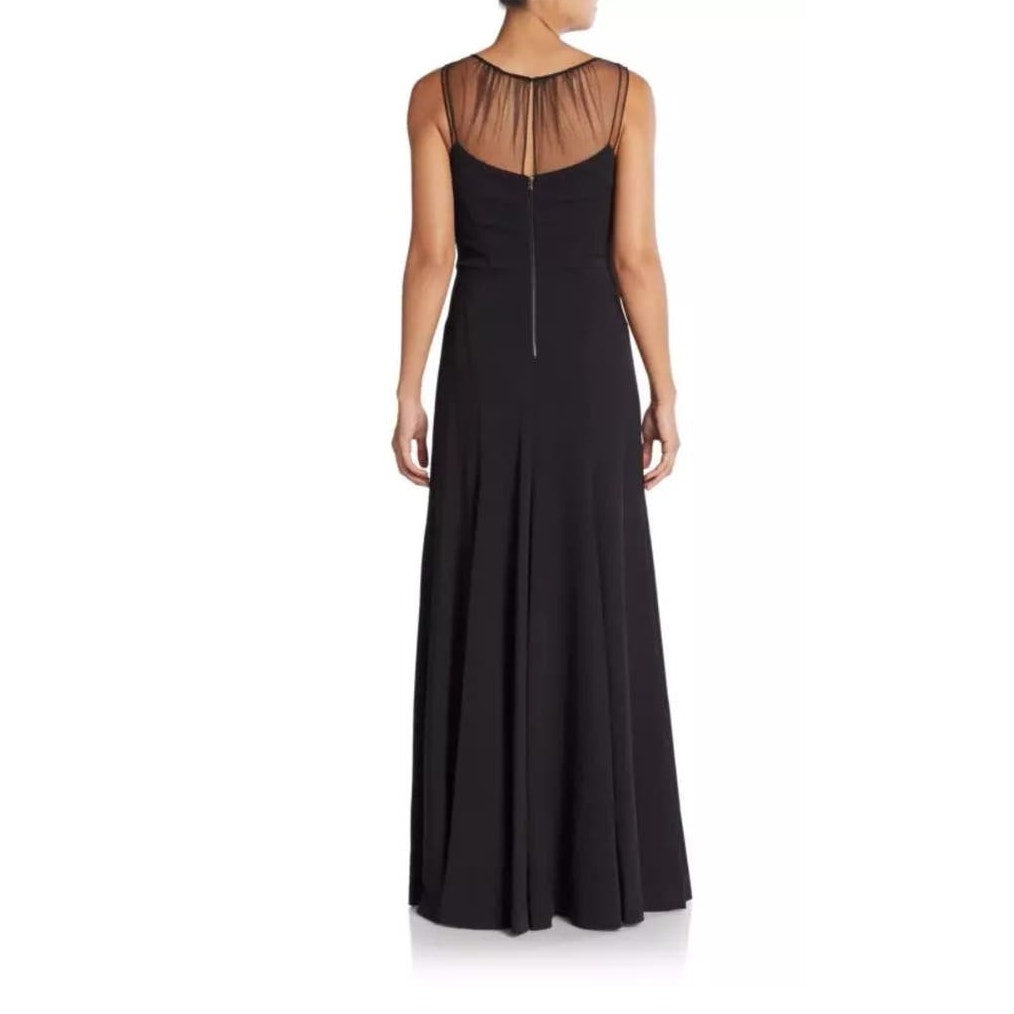 NWT Vera Wang Womens Illusion Yoke Sleeveless Dress Size 4