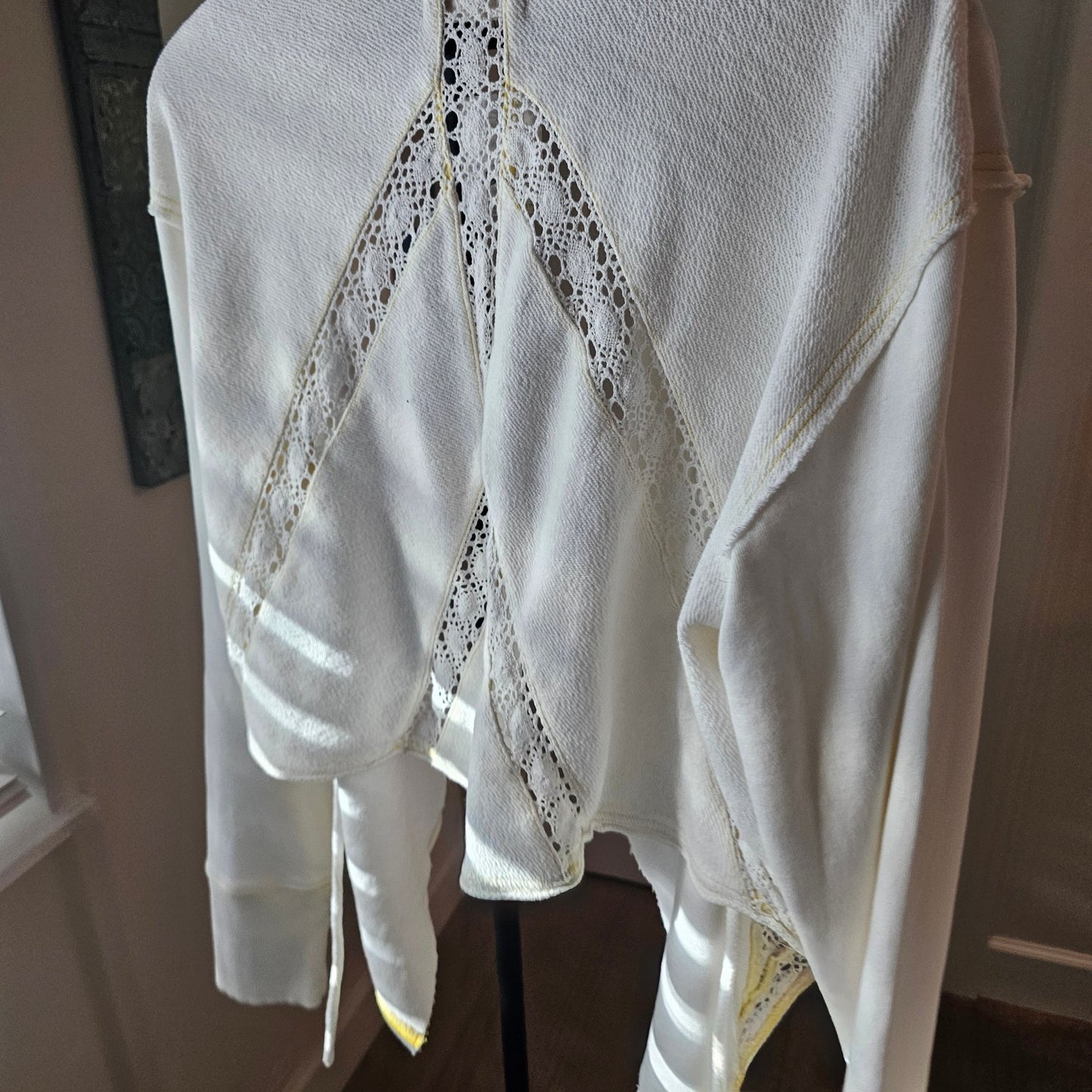 NWT Free People Lost Cause Cardigan W/ Crochet Ladies Size Large