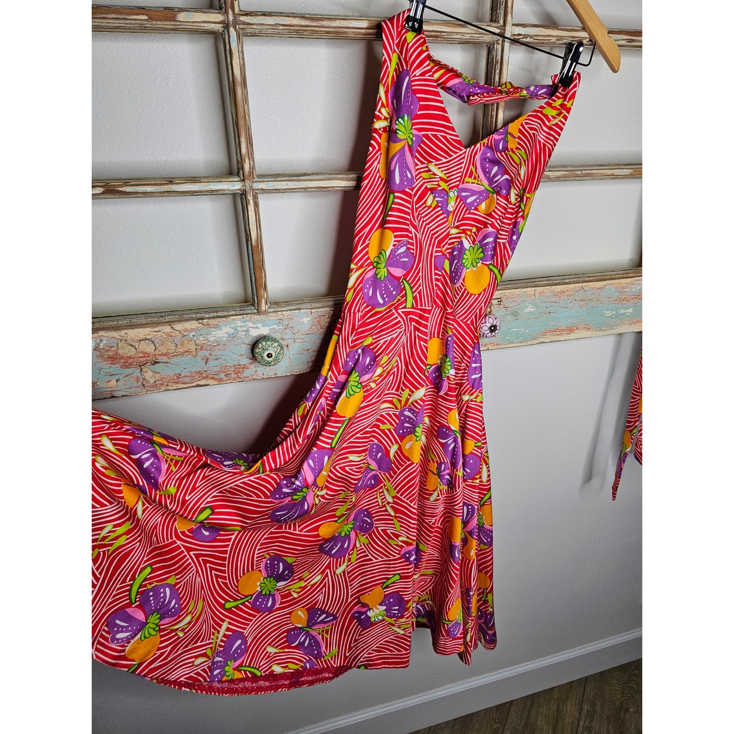 Vintage Jonathan Logan Fit & Flare Sleeveless Midi Dress size 12