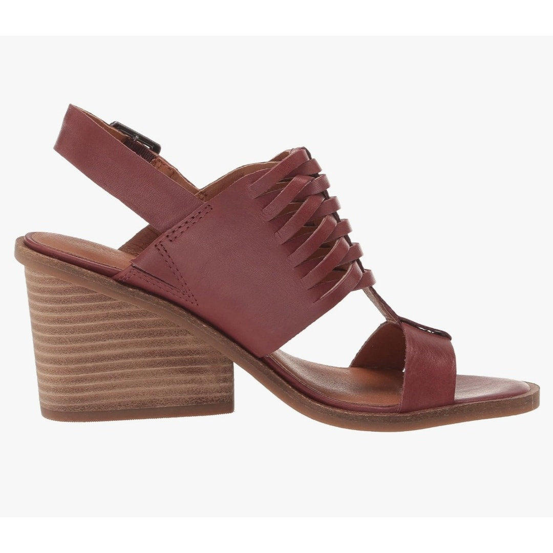 NWT Lucky Lemia Wedge Sandals in Brownstone color Ladies size 8.5