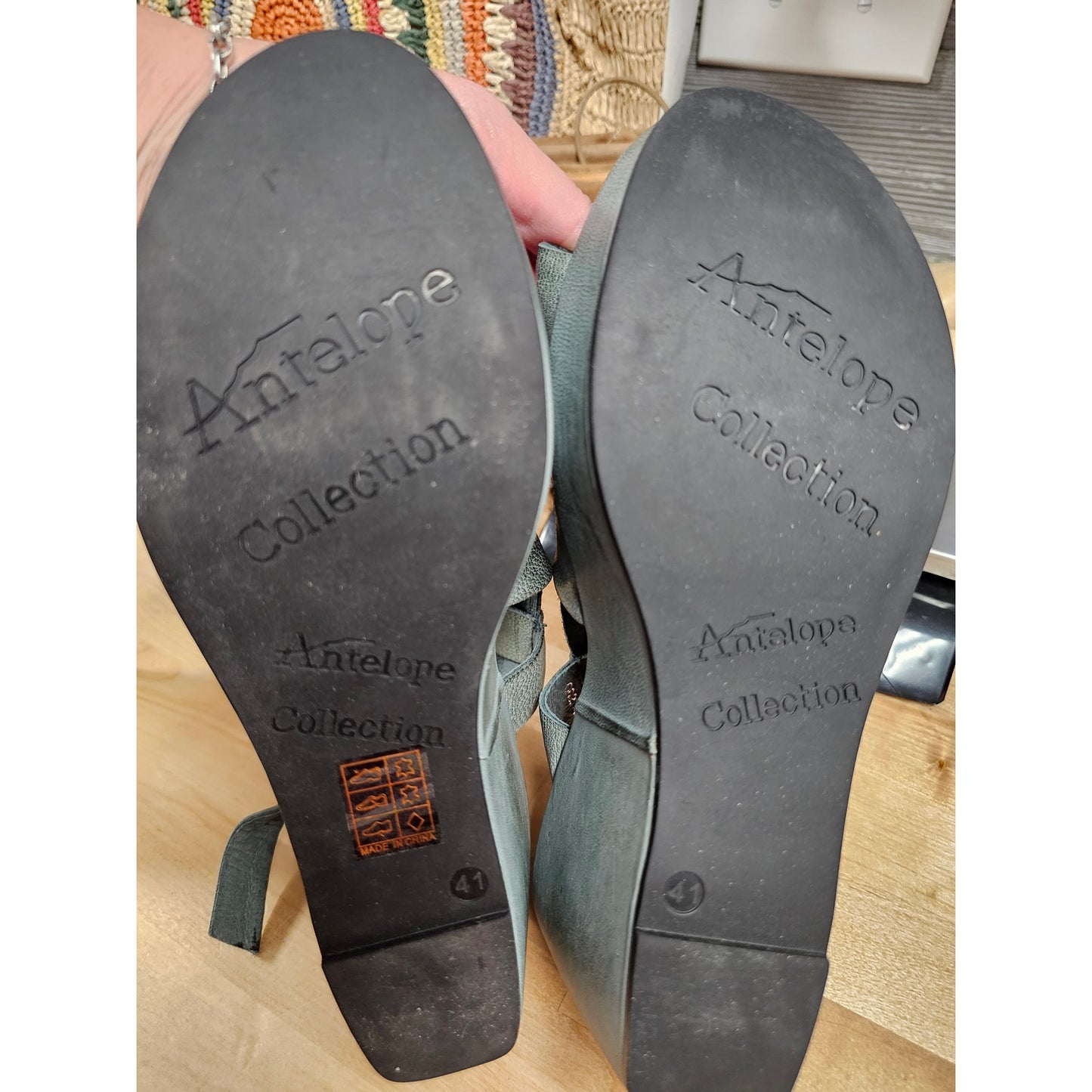 Antelope GO2 River Leather Gema With Adjustable Ankle Strap Ladies size 41 / 10-10.5