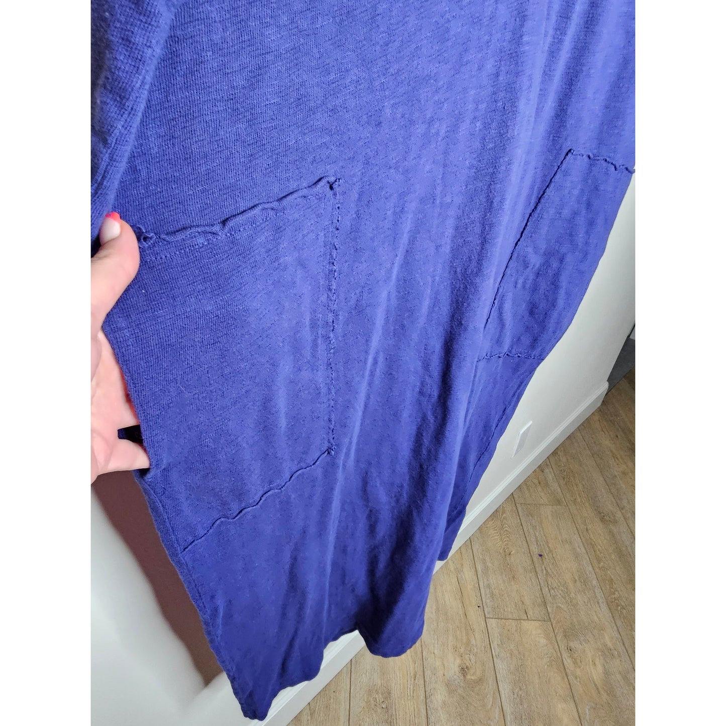 Free People Beach Royal Violet Blue Dress ladies Oversized Small