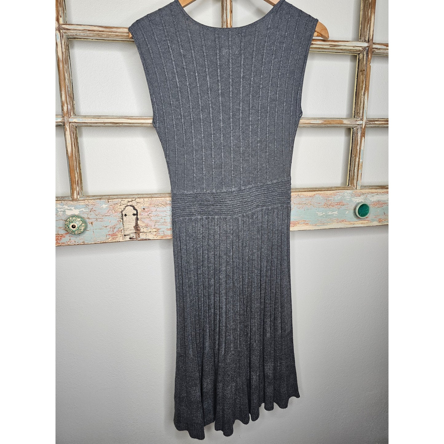 Ella Moss Sleeveless Pleated Sweater Dress Ladies Size Medium