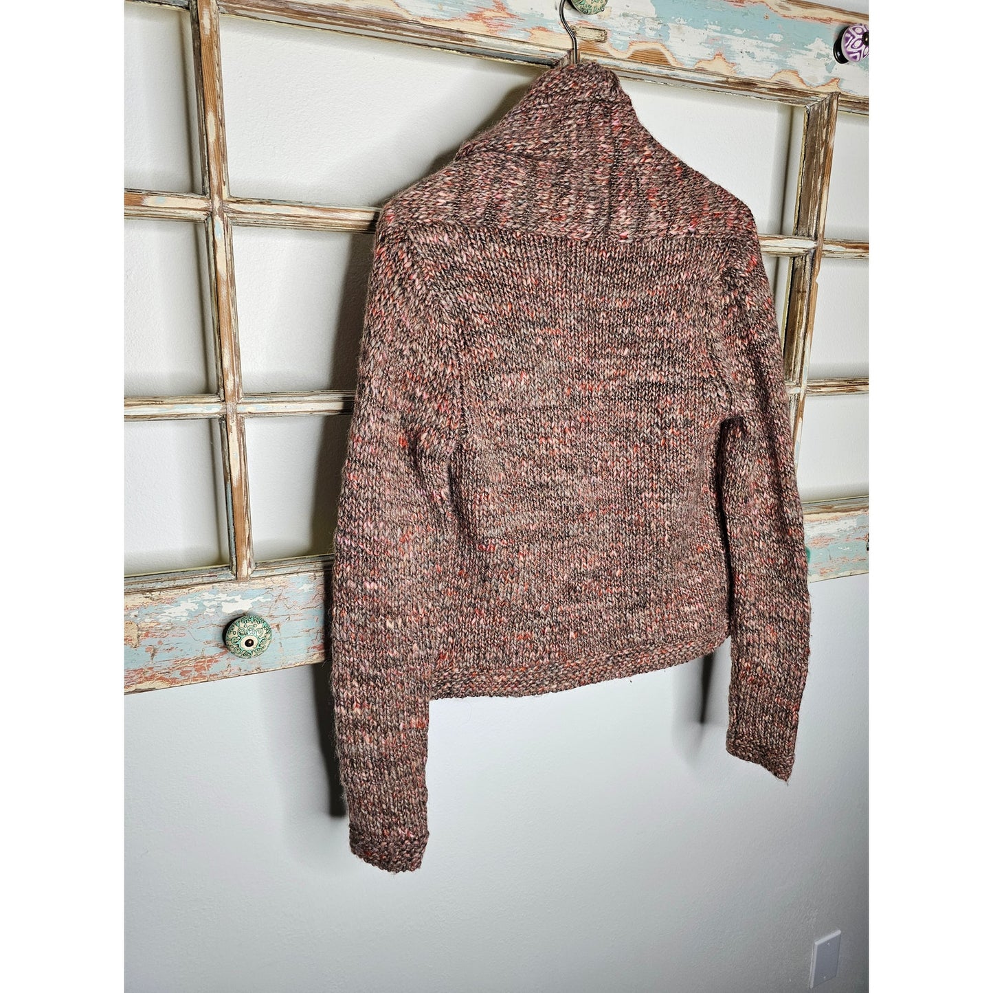 J. Jill Italian Yarn Shawl Neck Shorter Open Cardigan Ladies size Small