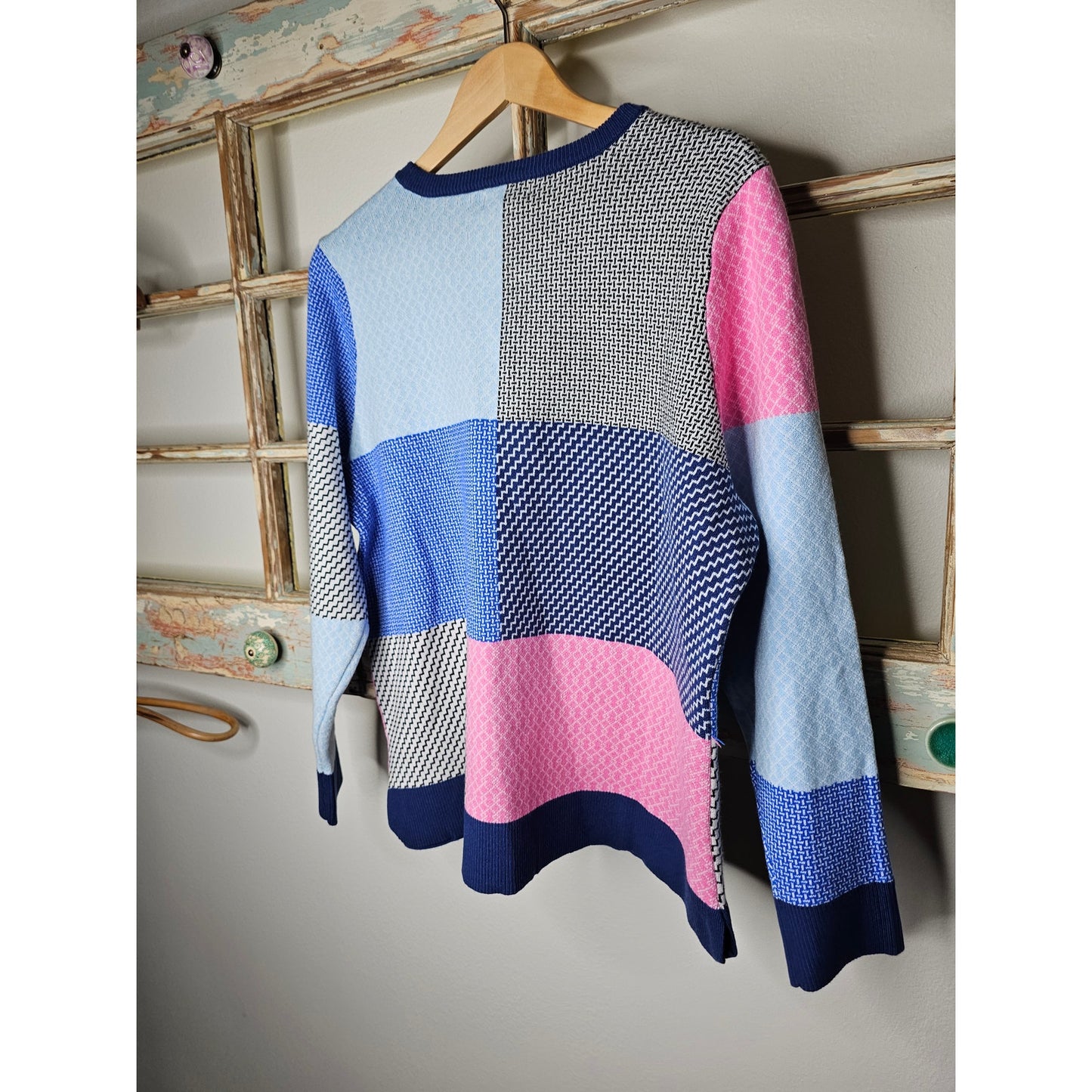 NWT Color Block Style & Co. Sweater Ladies size 1X