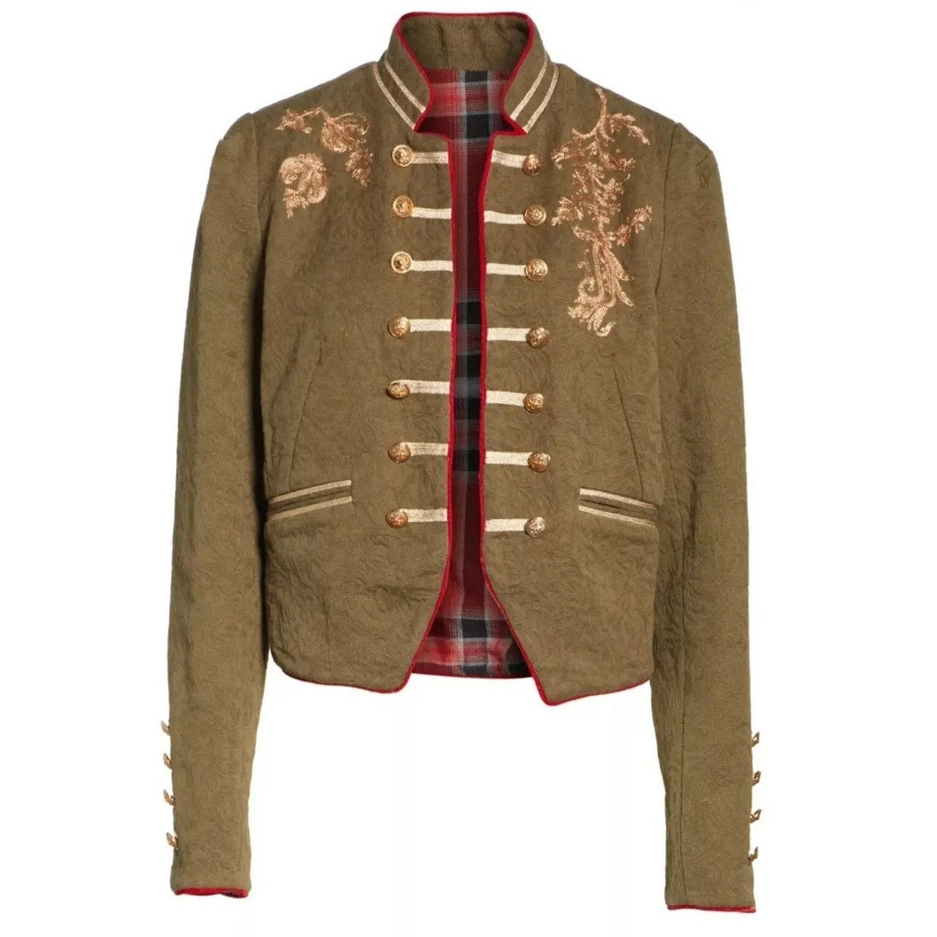 Free People Lauren Band Military Vibe Jacket Ladies size Medium