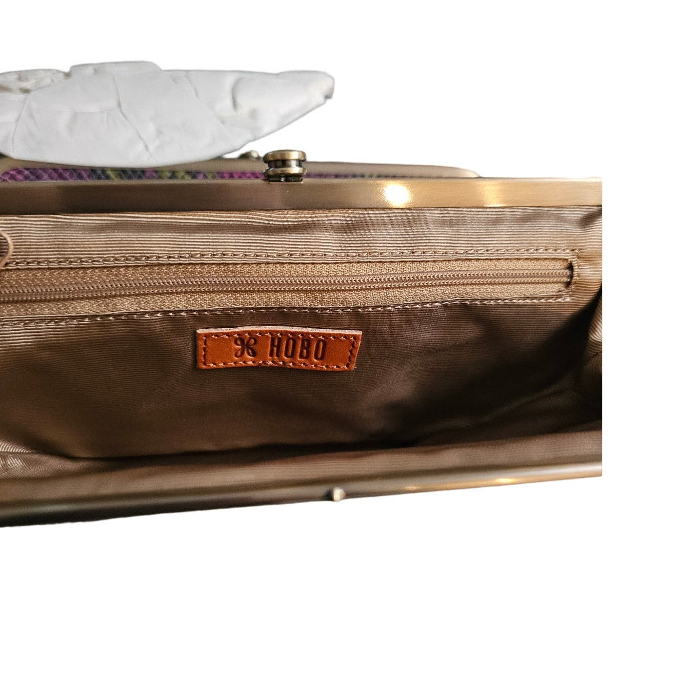 HOBO NWT & Dust Bag Leather Snakeskin Lauren Wallet